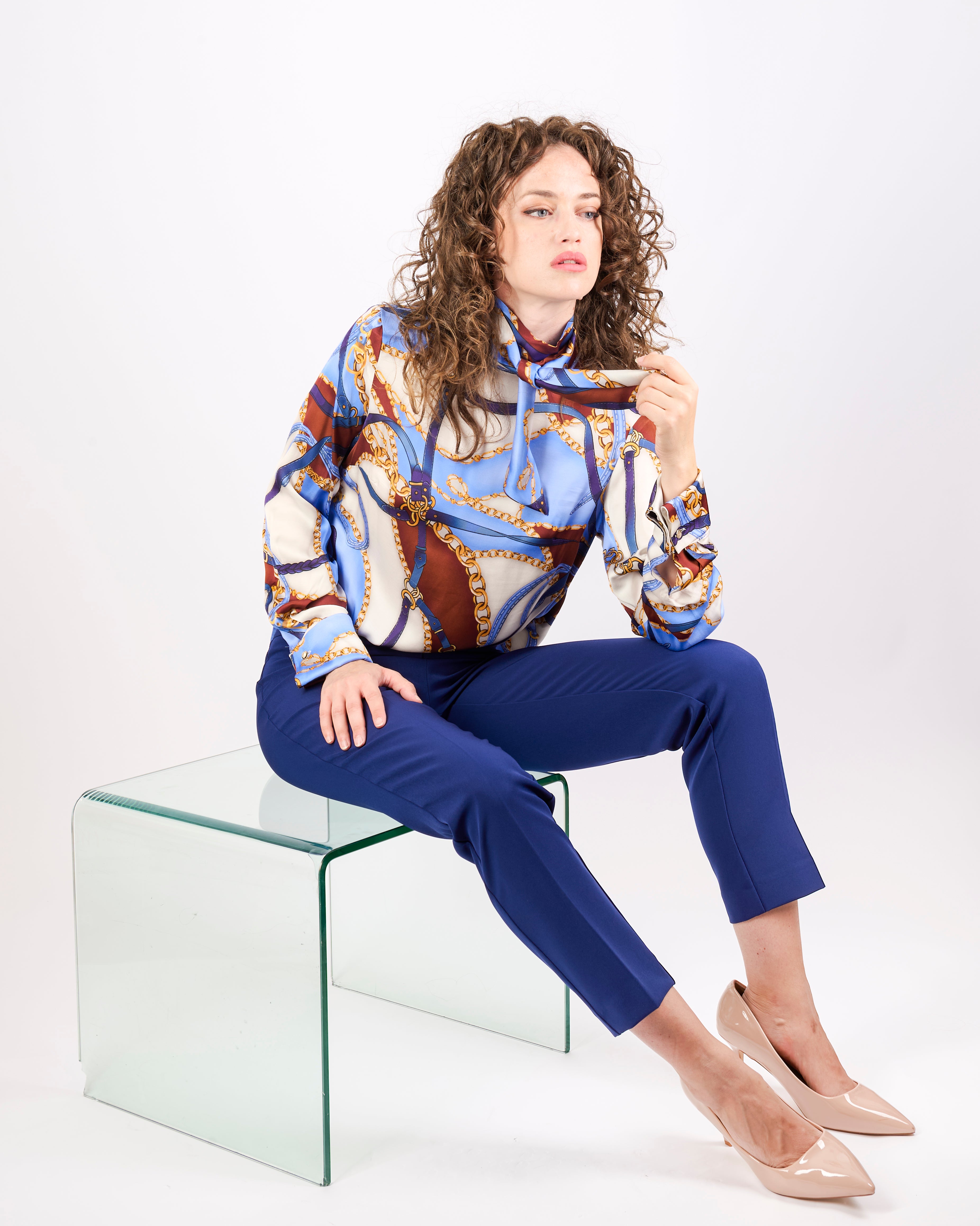 Pantalone zip lato tecnico TIRAMISU