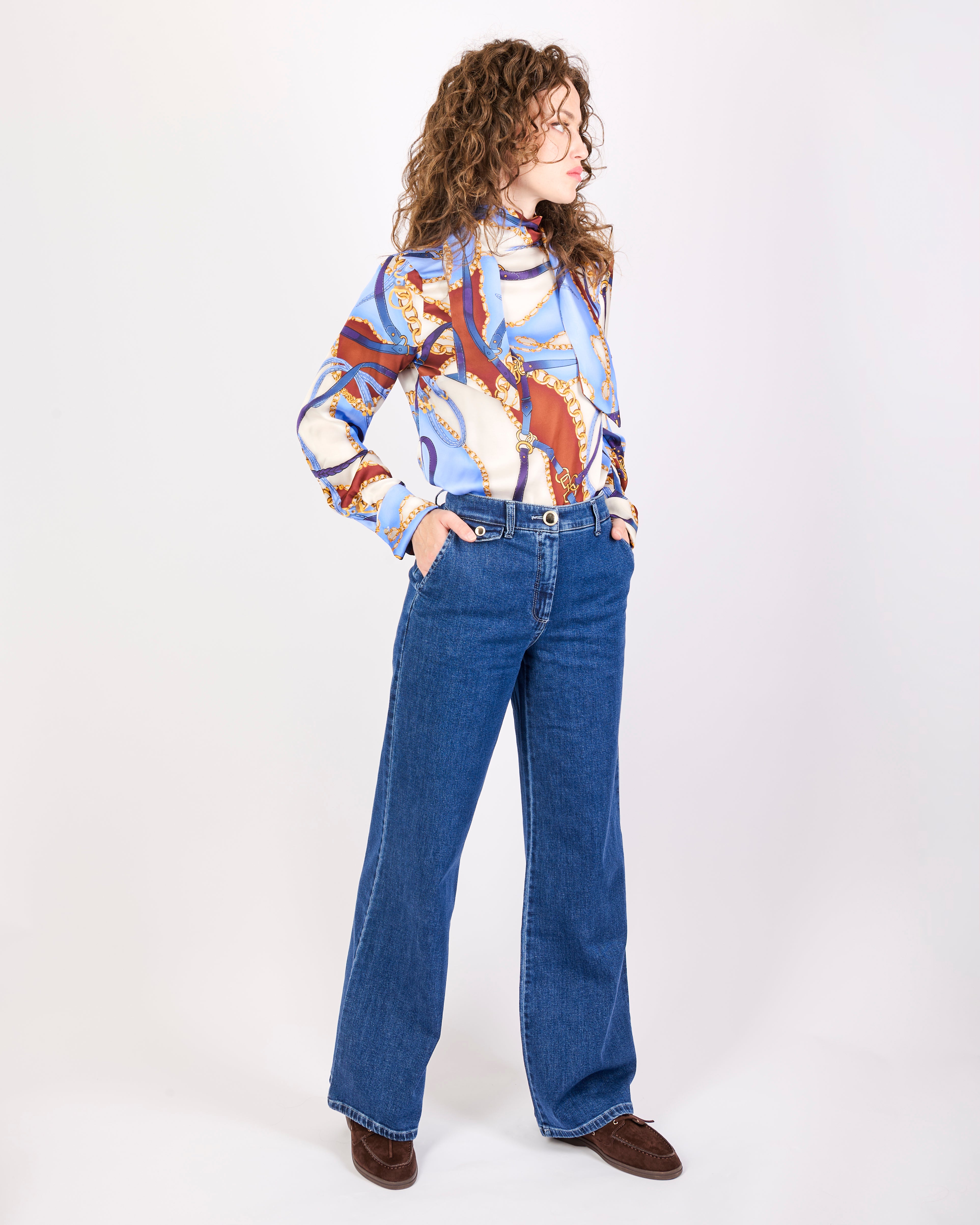 Pantalone largo tasca a filo HARMON