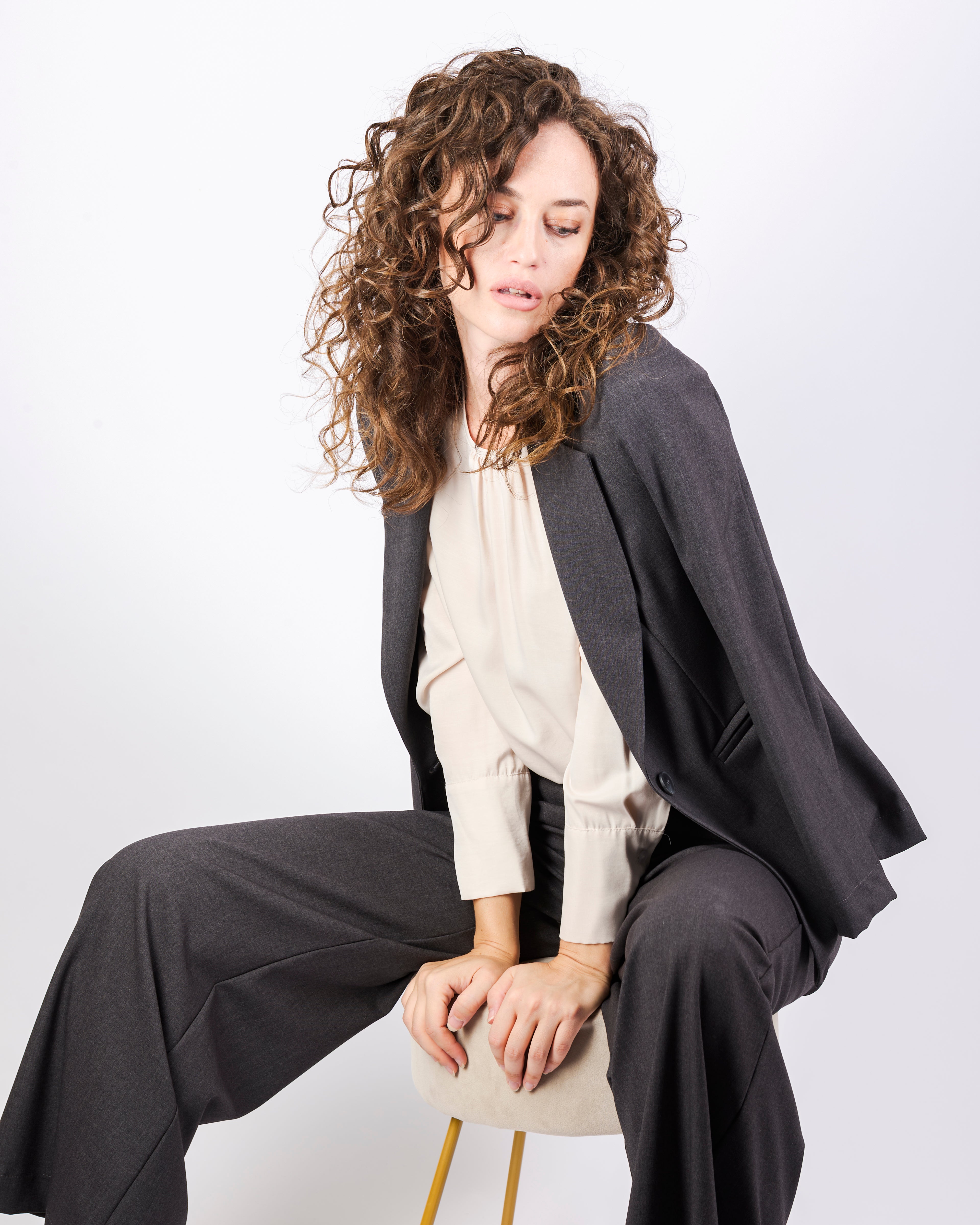 Giacca blazer fresco lana bottone H507/25