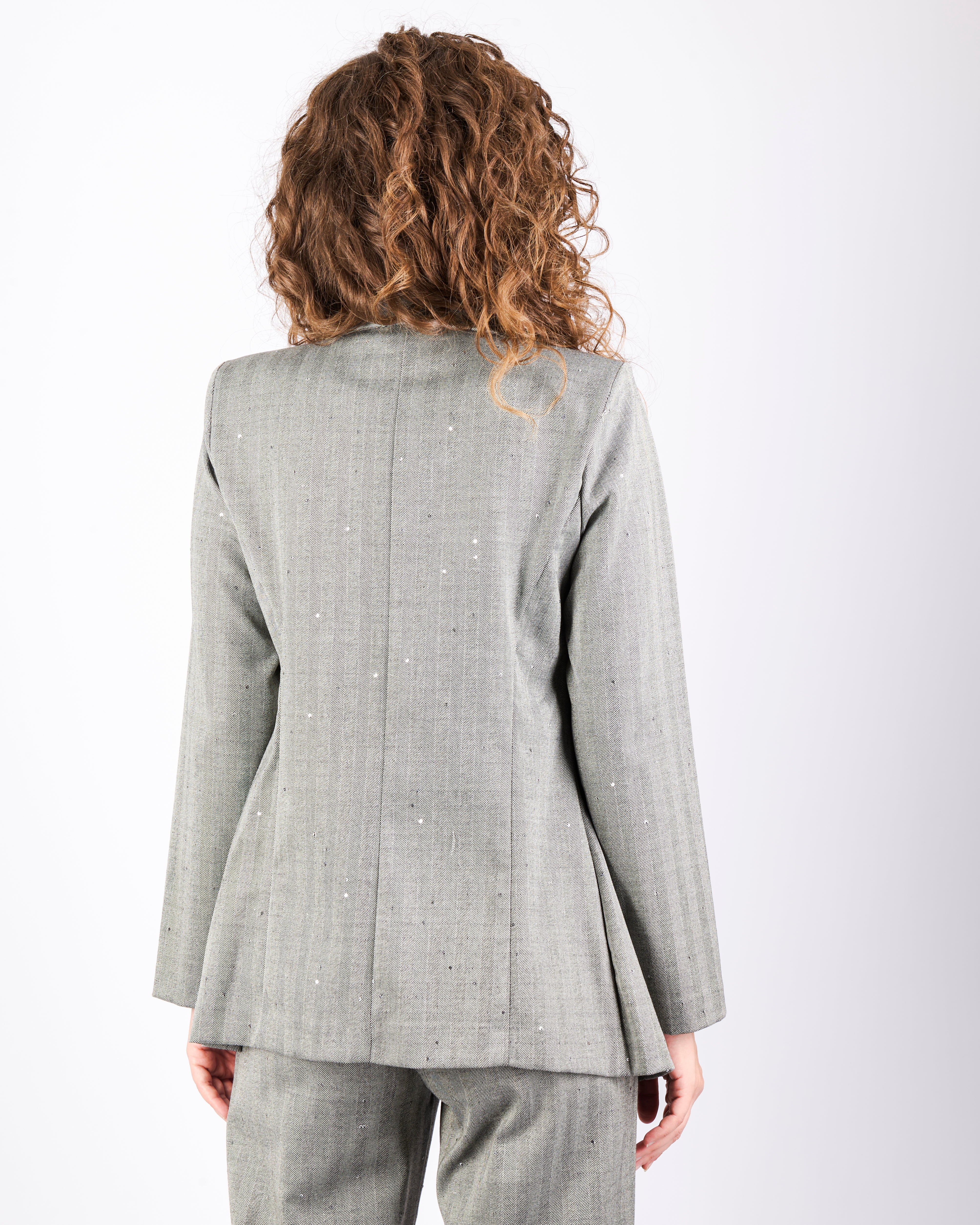 Giacca spigata micro paillettes SPIGA