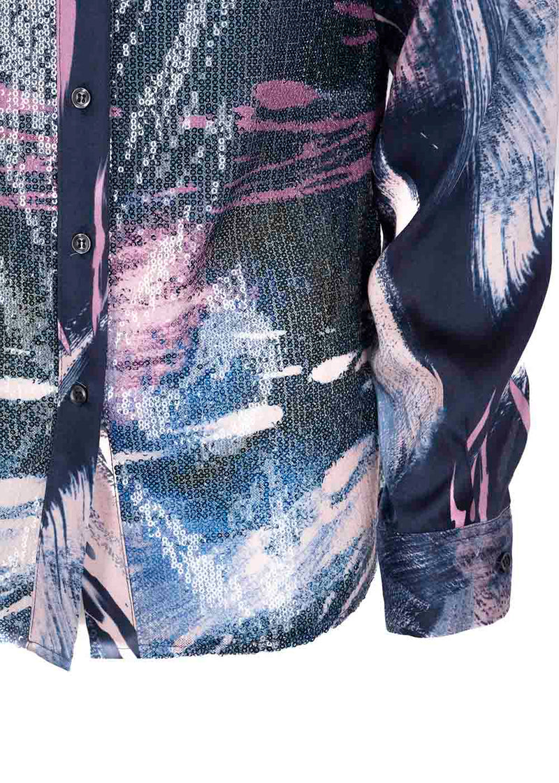 Camicia paillettes 23-621
