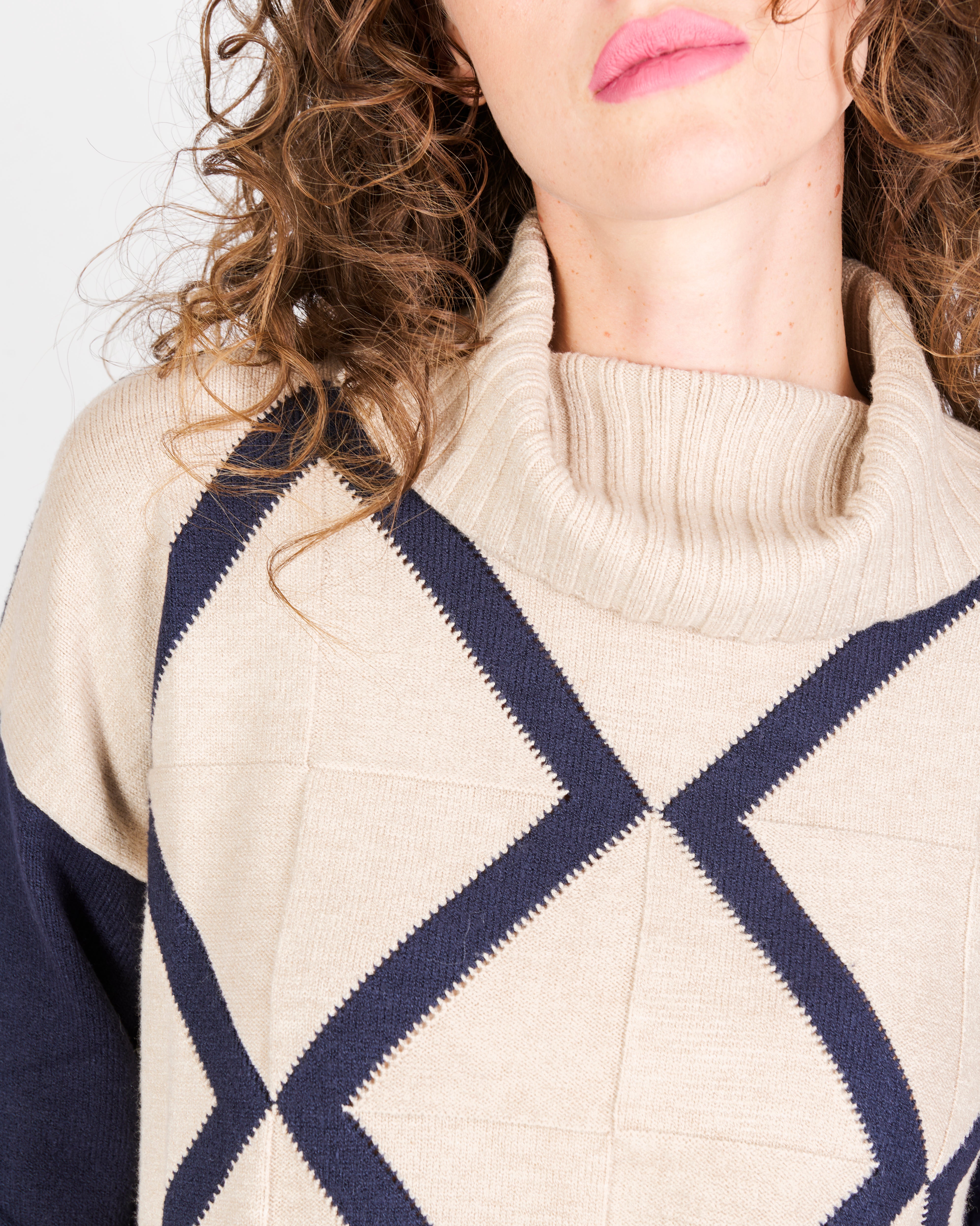 Maglia ciambella inarsiodavanti spacchi 21378
