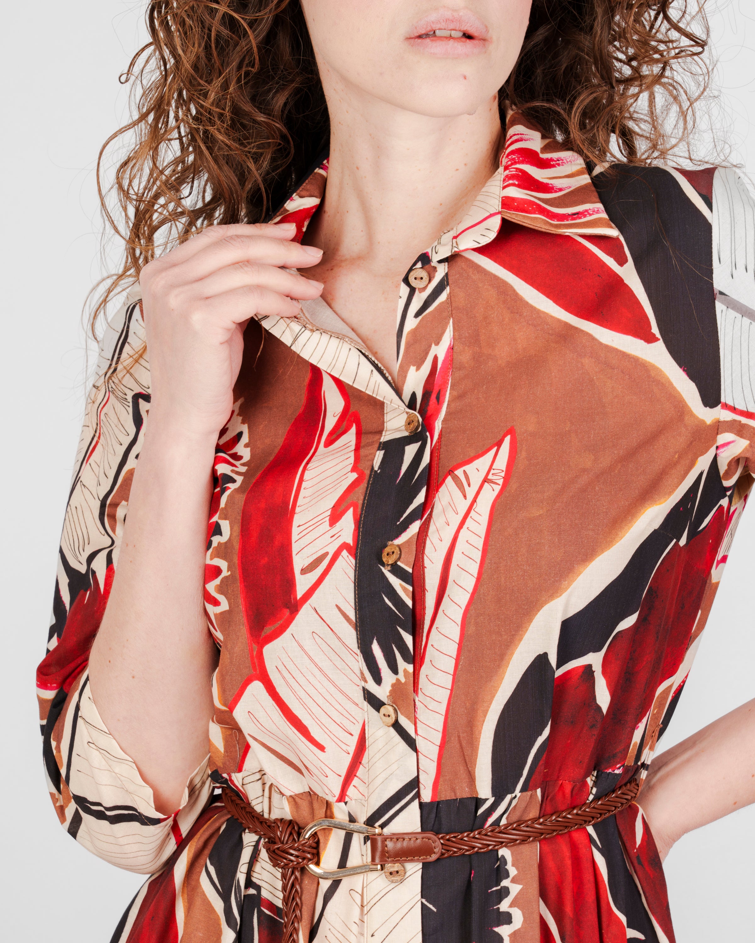 Abito chemisier Edas fantasia SURIA