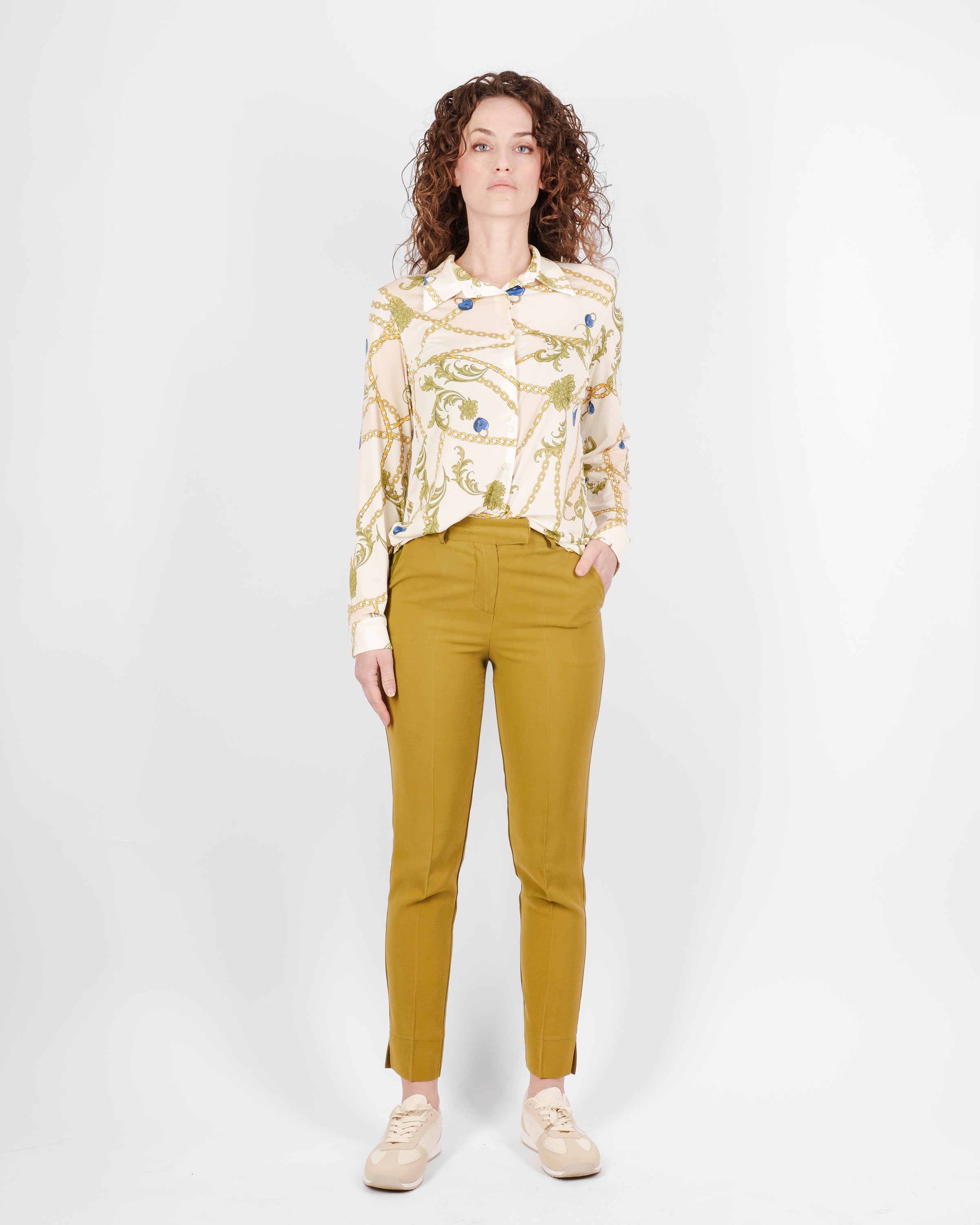 Pantalone elastico vita leggero e tasca 1021/36