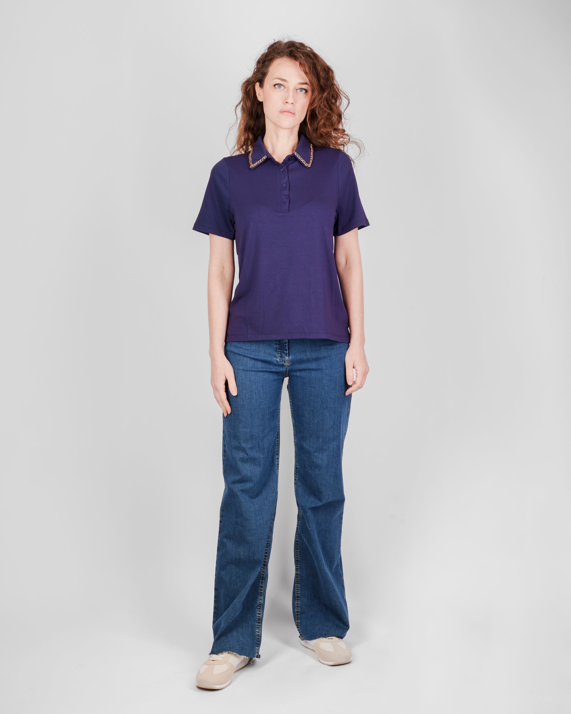 Maglia Polo catena collo 8125