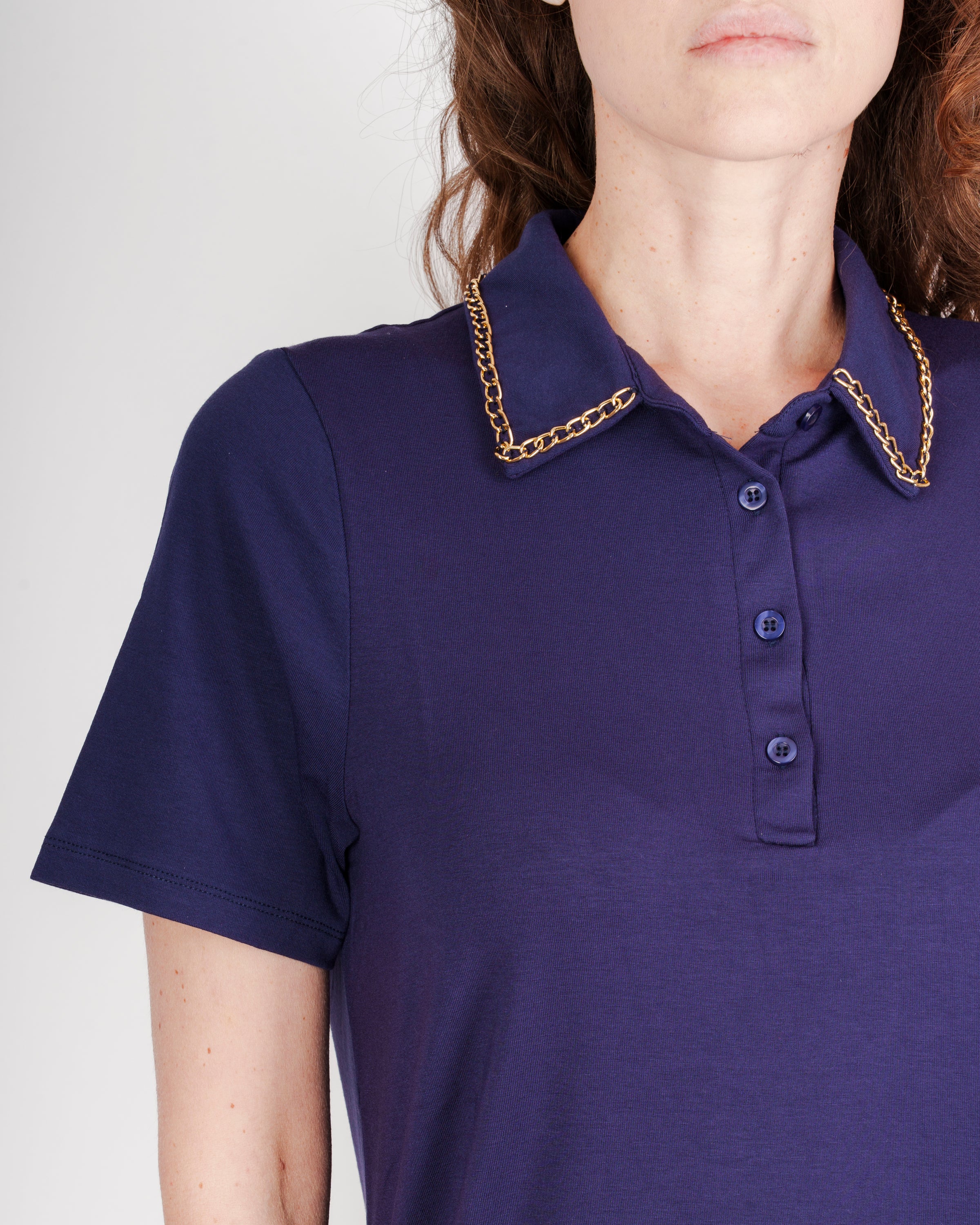 Maglia Polo catena collo 8125