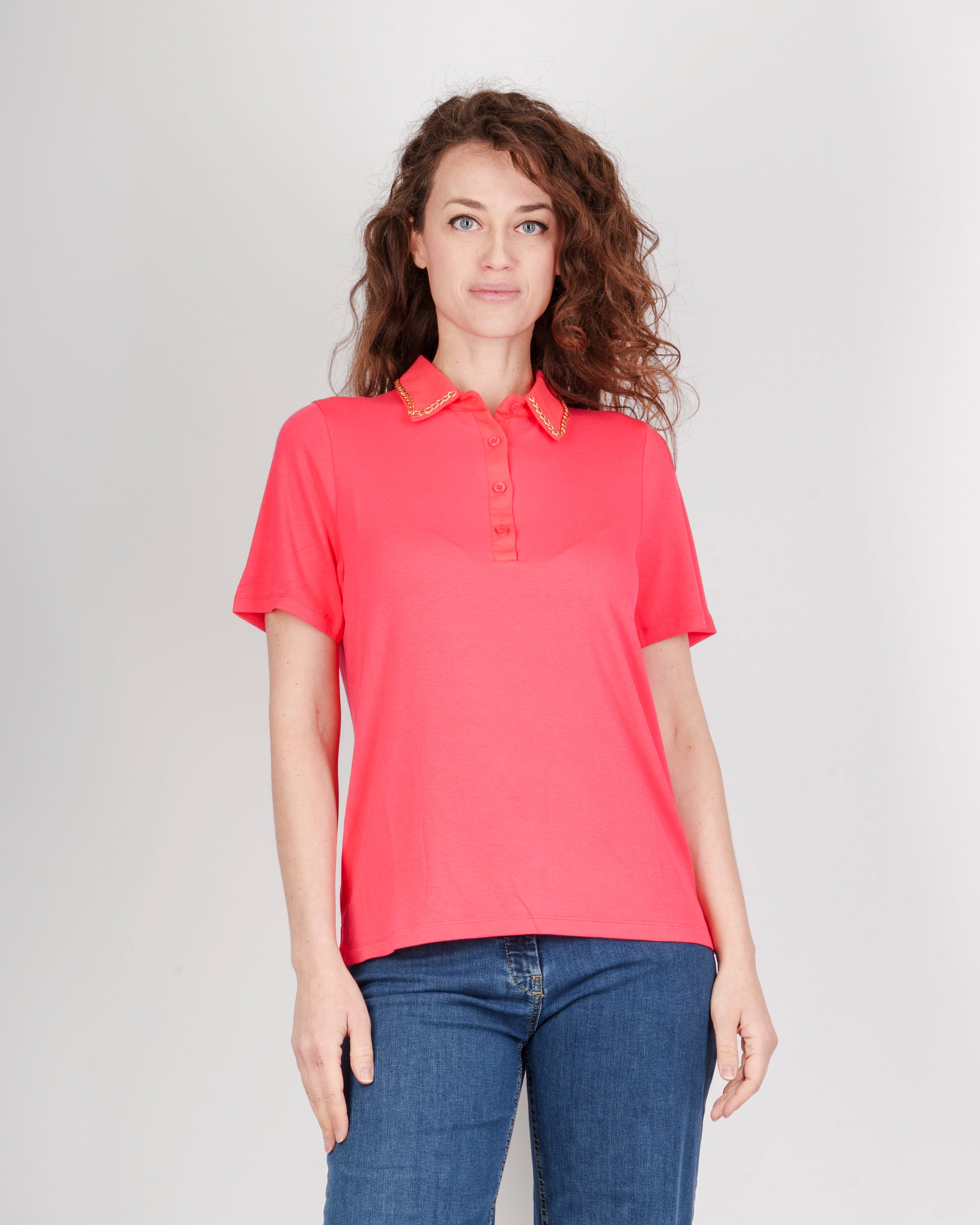Maglia Polo catena collo 8125