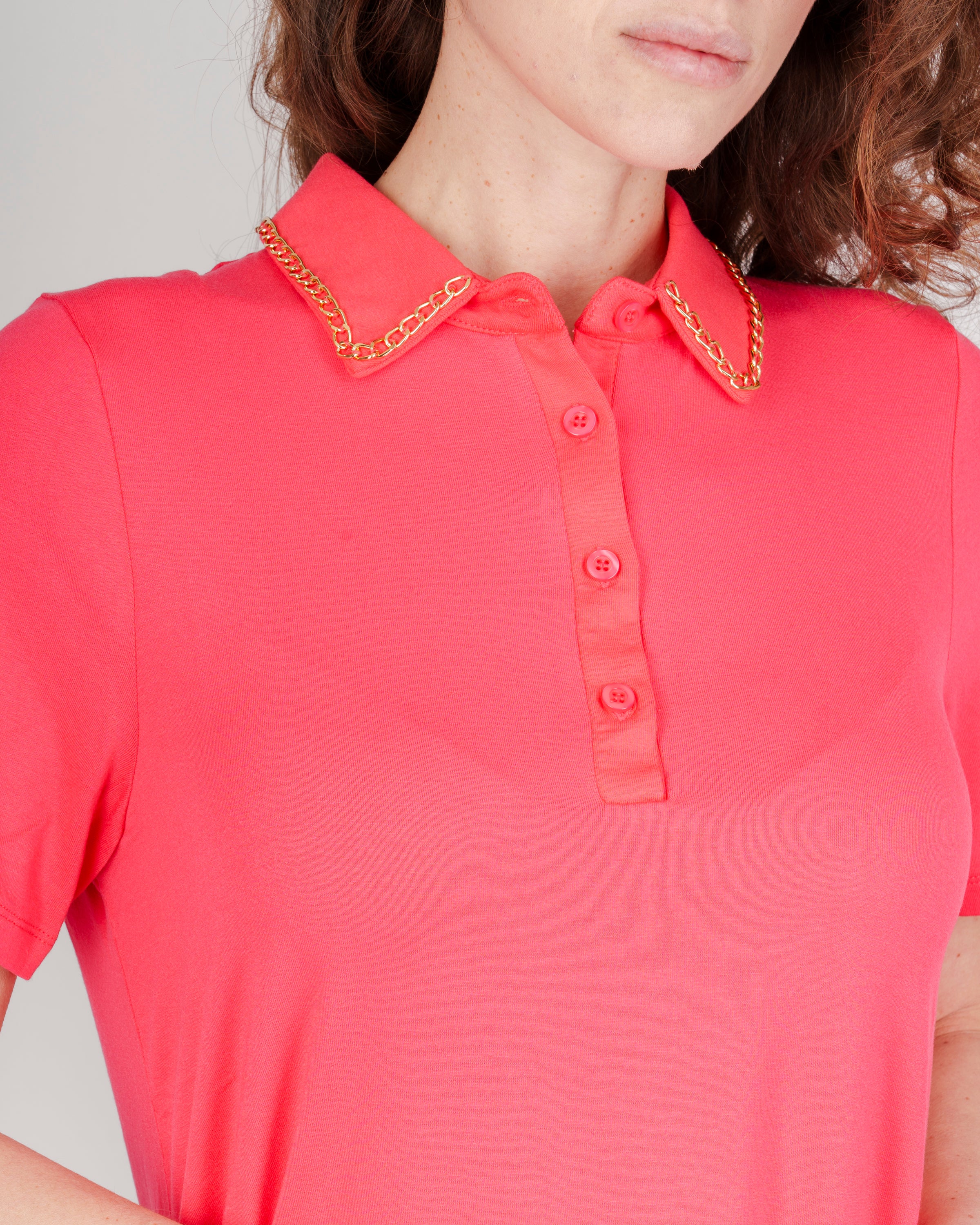 Maglia Polo catena collo 8125