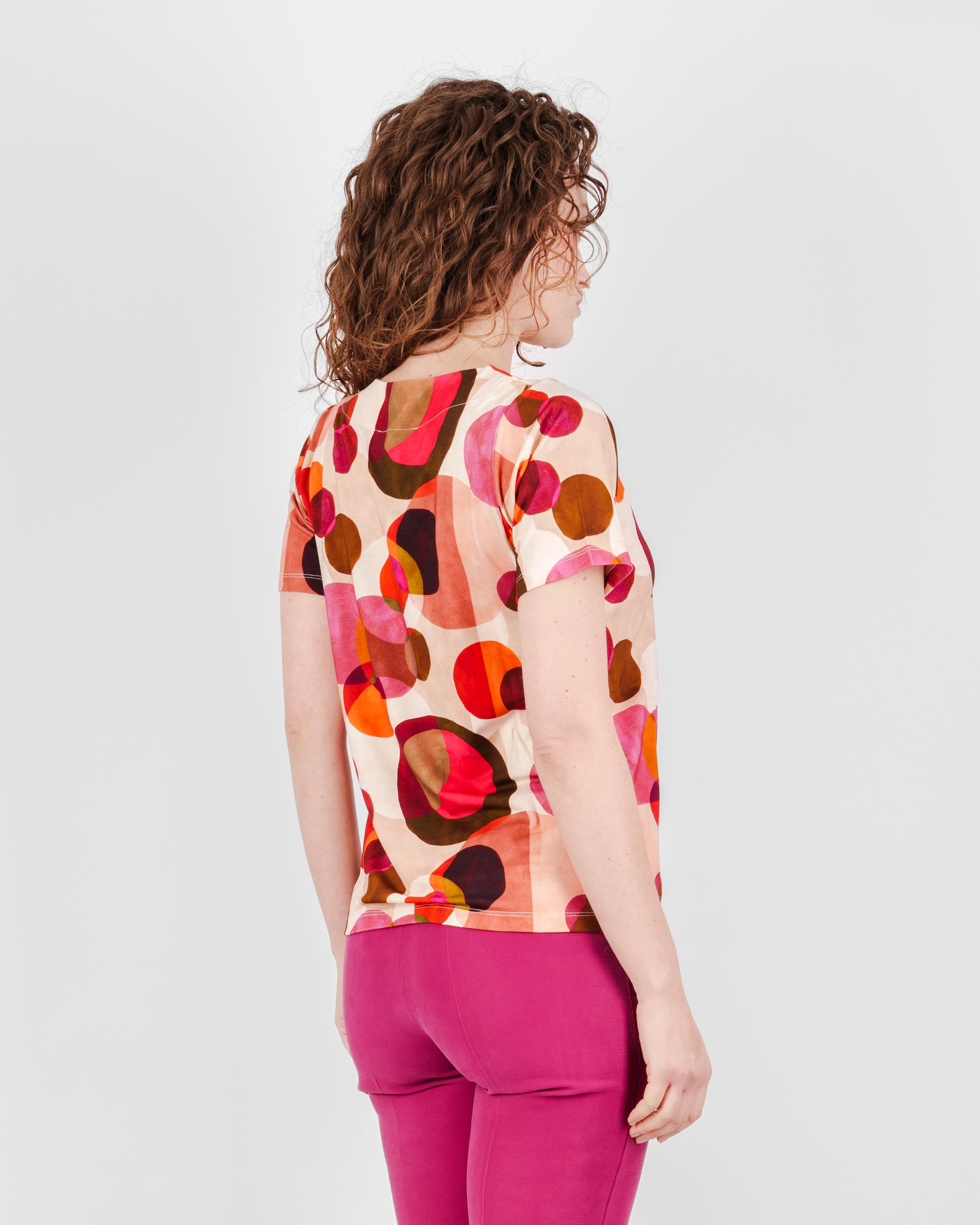 Maglia M/M girocollo viscosa fantasia 9059/Q
