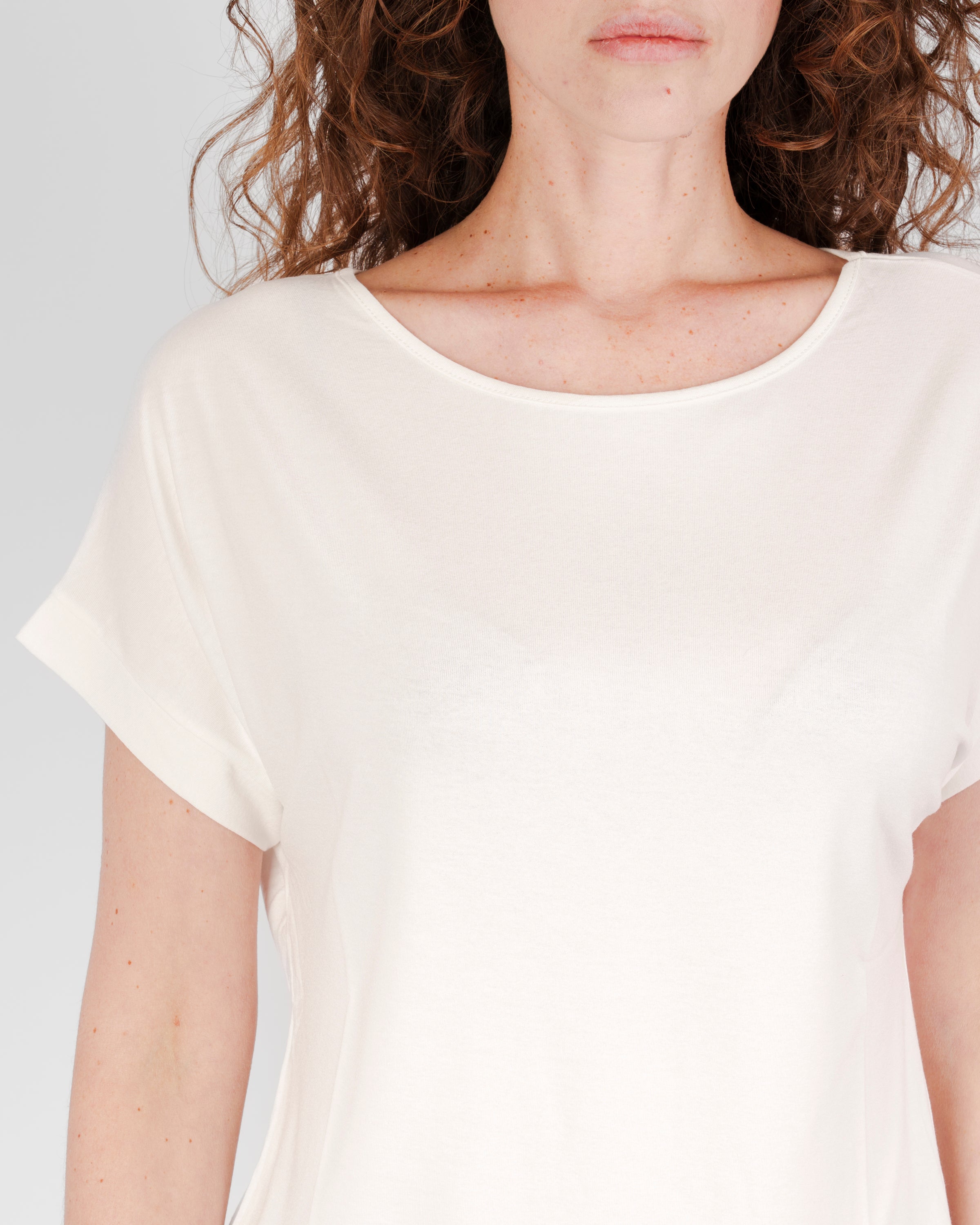 Maglia kimono in viscosa stondata A-05