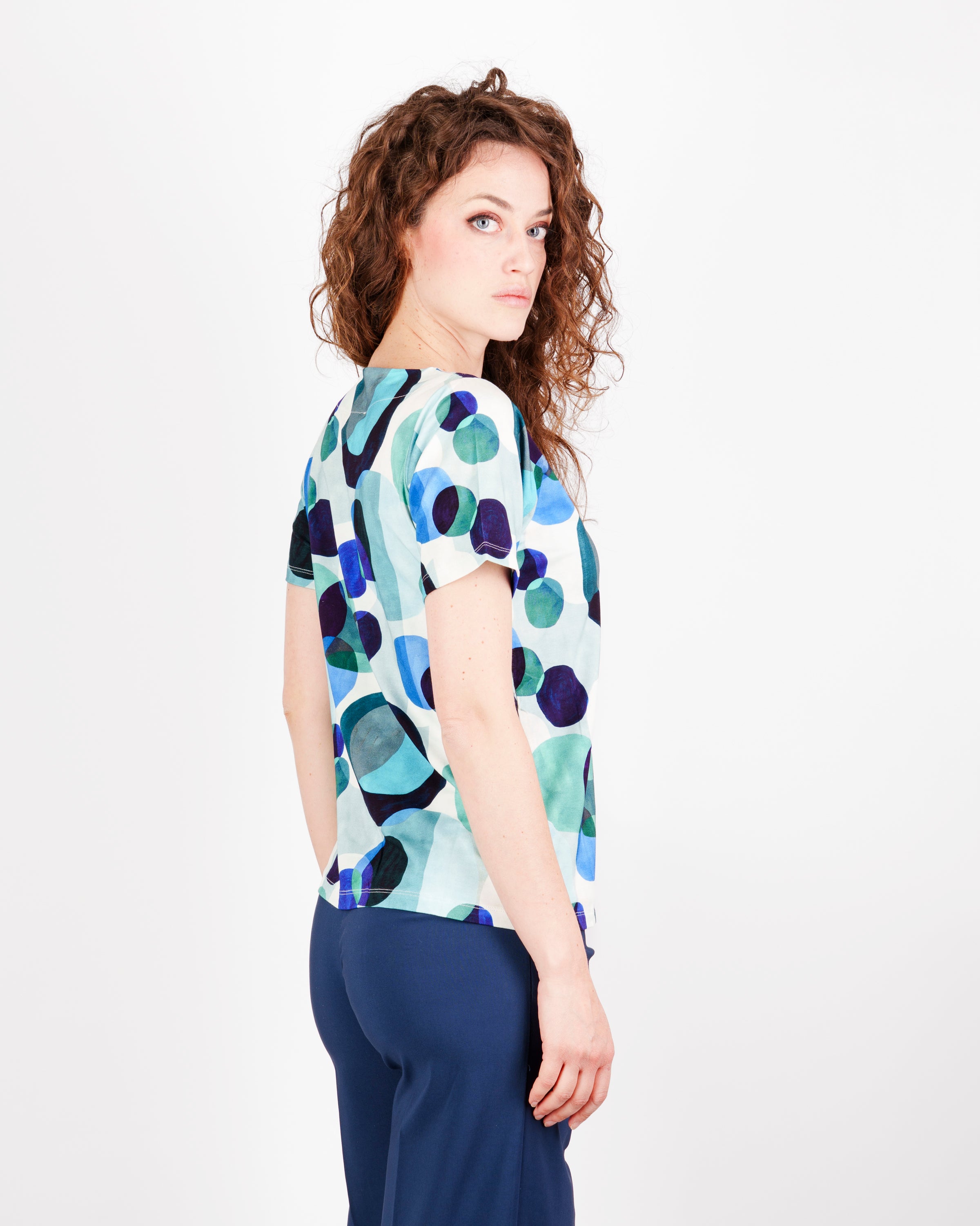 Maglia M/M girocollo viscosa fantasia 9059/Q