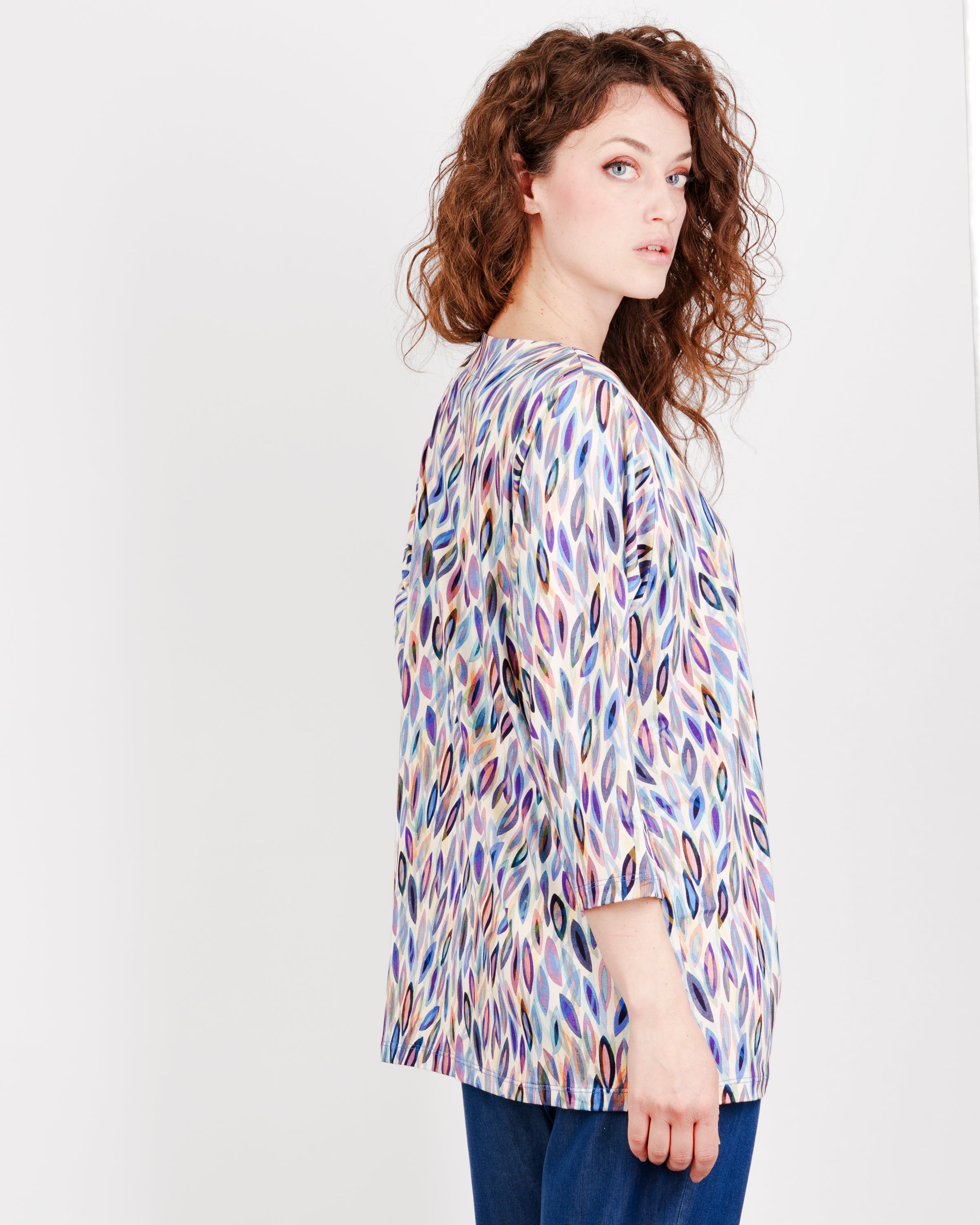Maglia manica 3/4 in viscosa OVER 1720