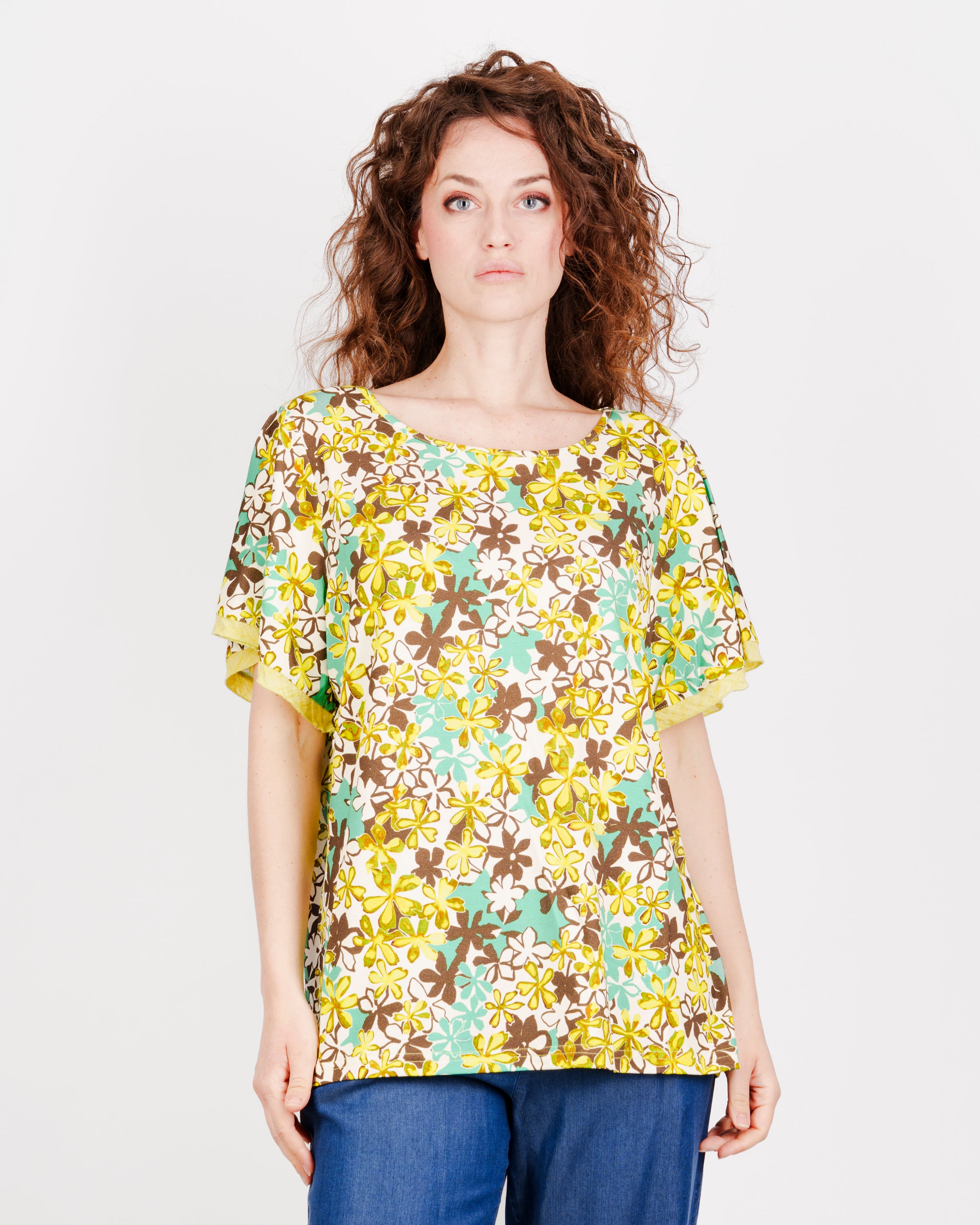 Maglia M/M stampa fiori S-529