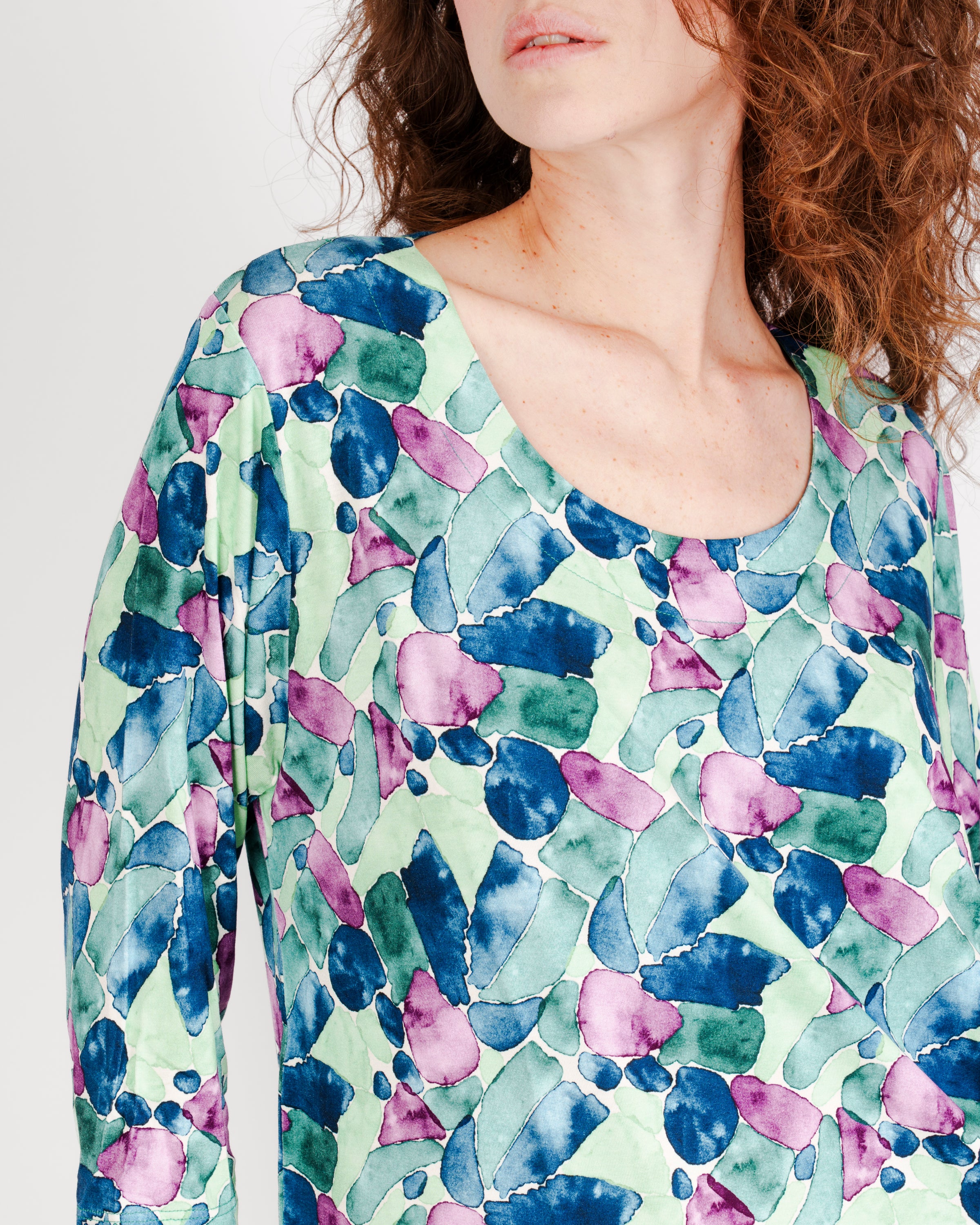 Maglia manica 3/4 viscosa OVER 5305