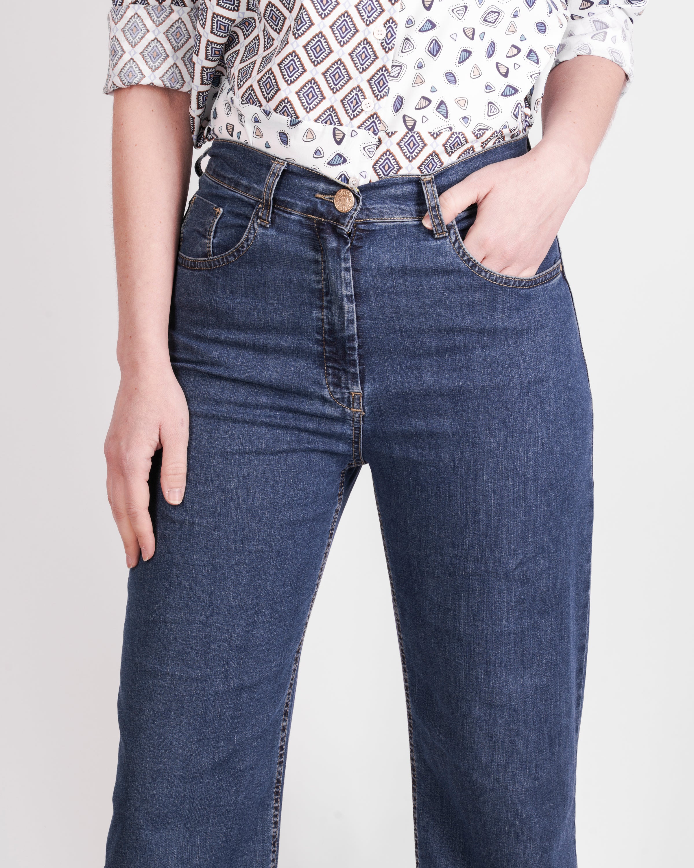 Jeans denin stretch a palazzo EPRIL