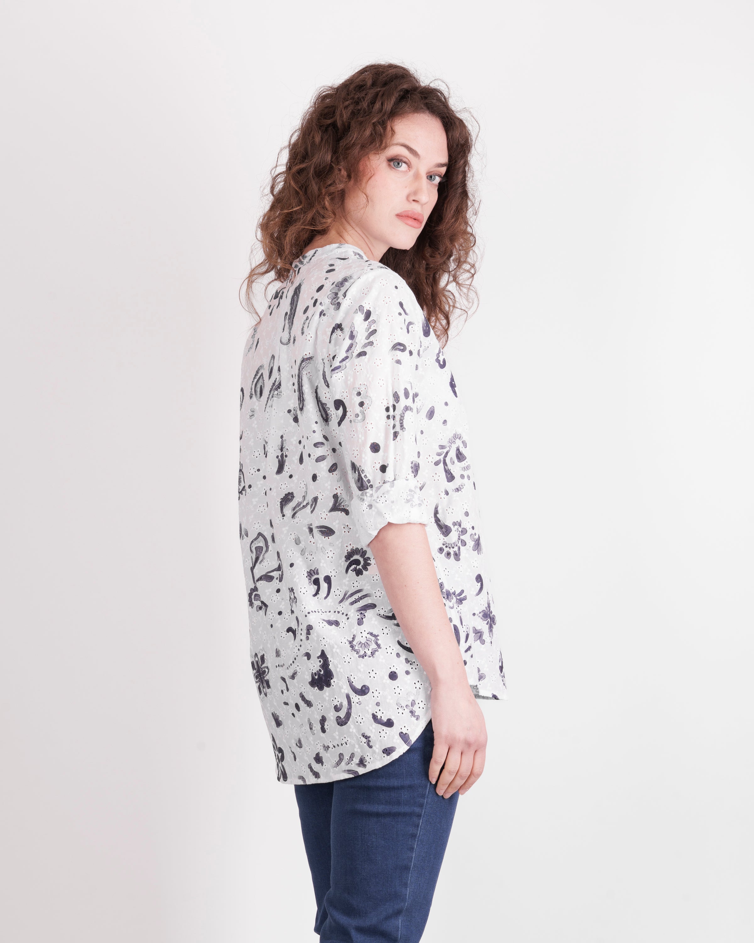 Camicia collo corena sangallo fant. 26-26