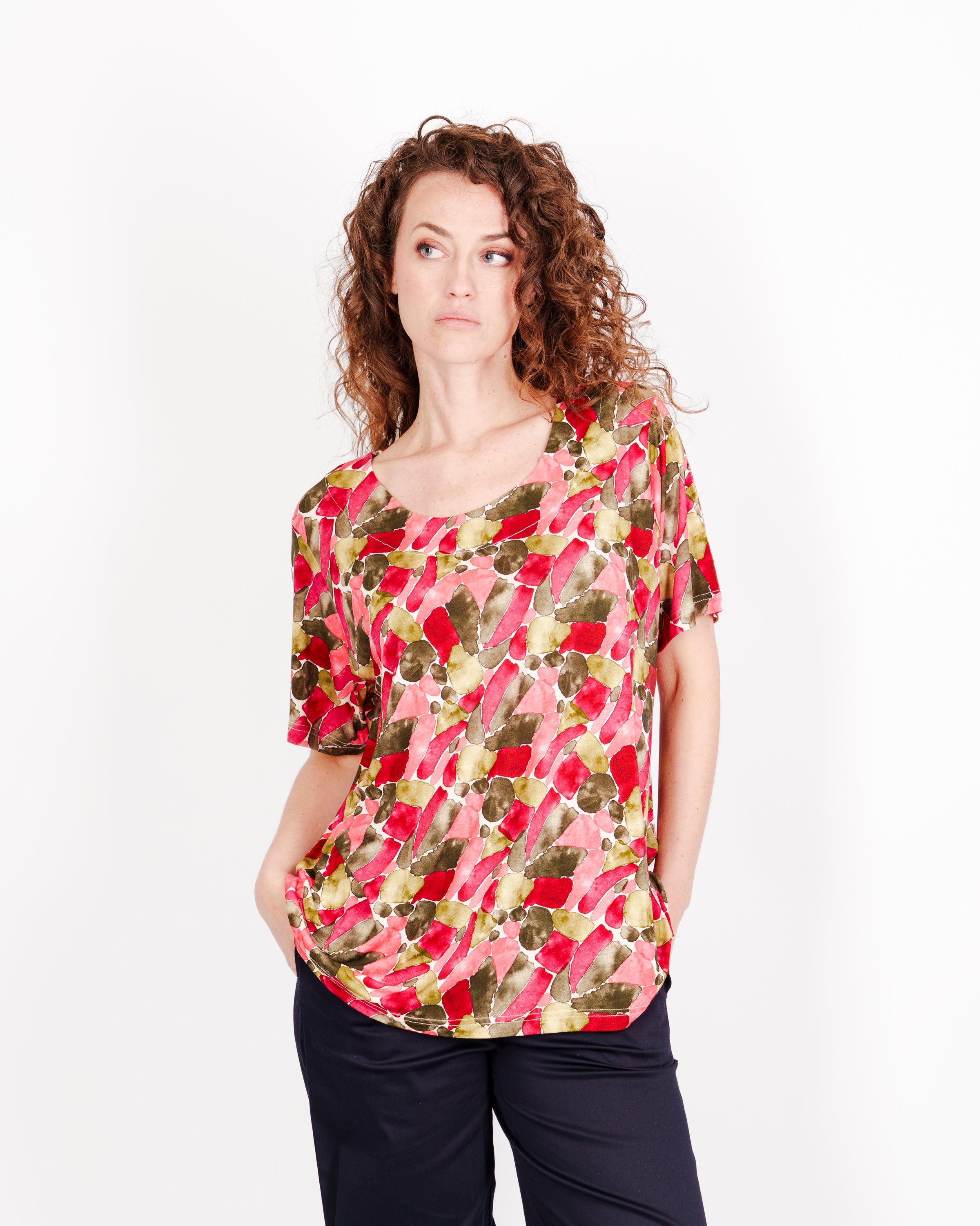Maglia Over lunetta M/M viscosa PITTURA
