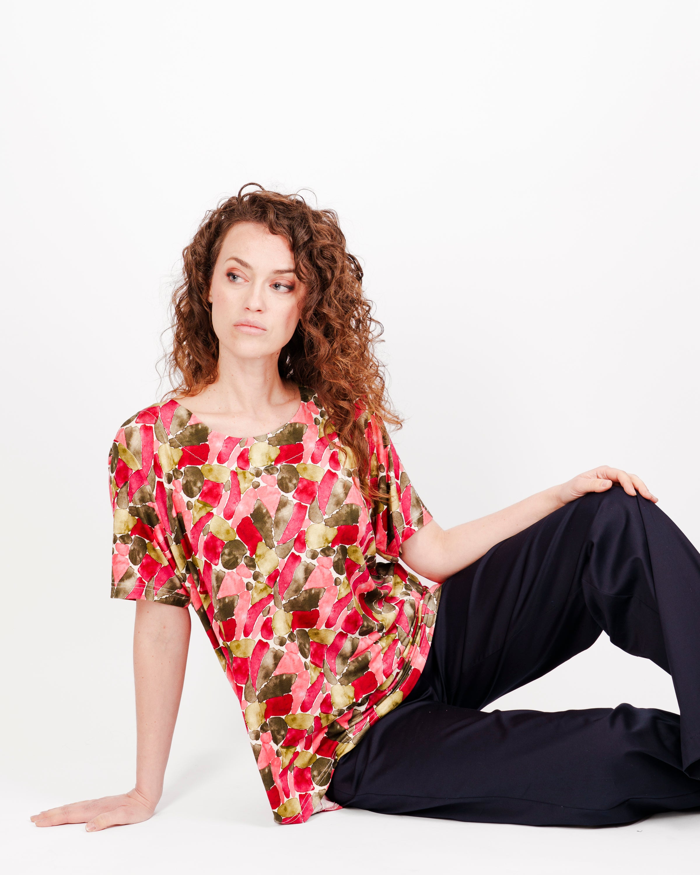 Maglia Over lunetta M/M viscosa PITTURA