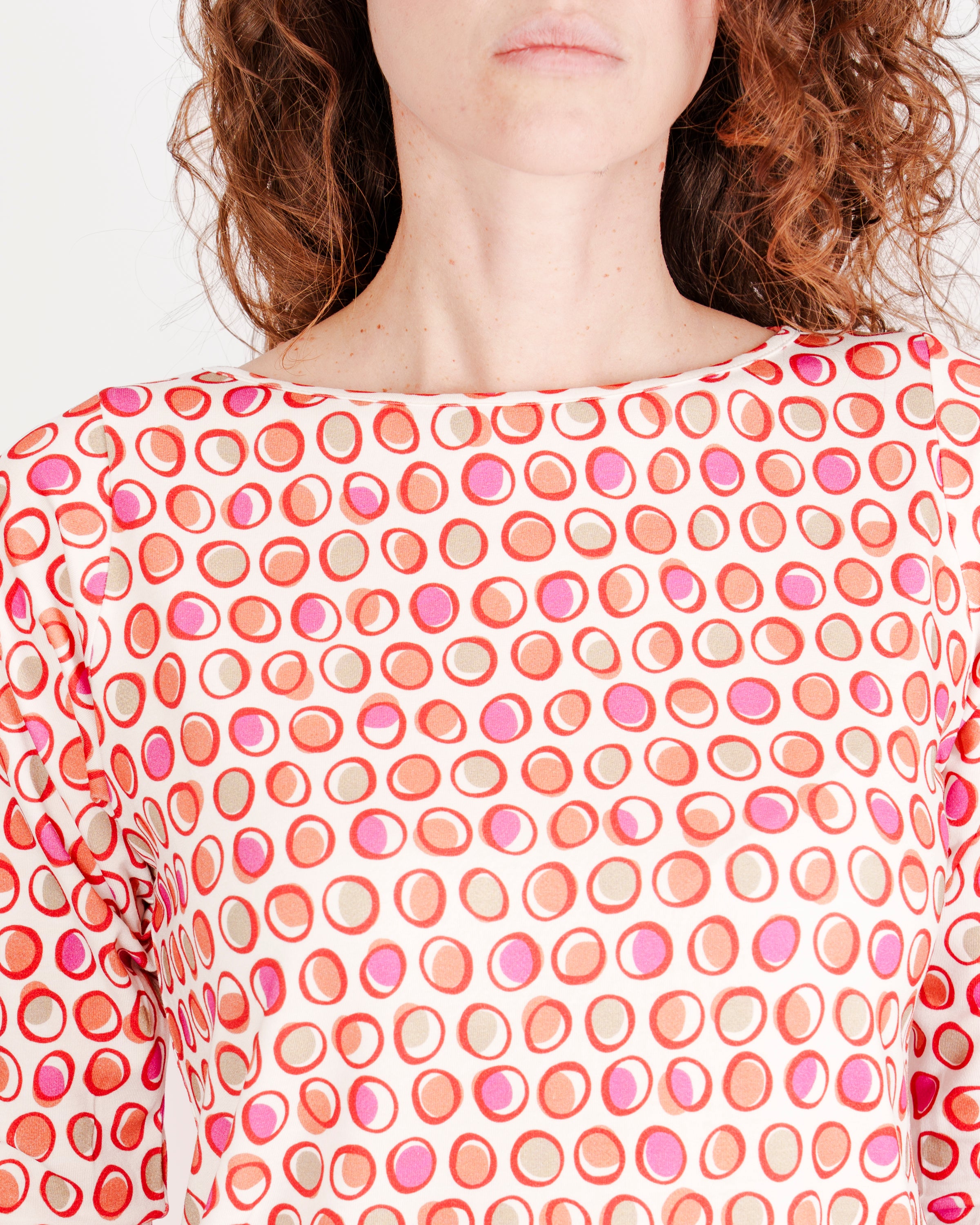 Maglia scollo barchetta 3/4 viscosa 8835