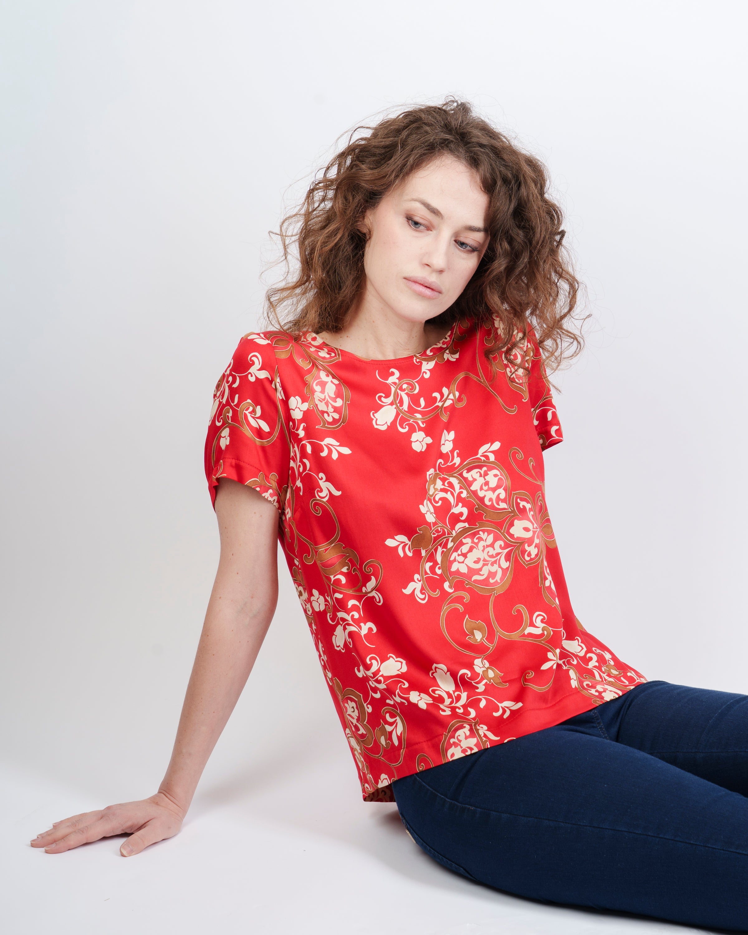 Casacca M/M in viscosa fantasia BRIXTON