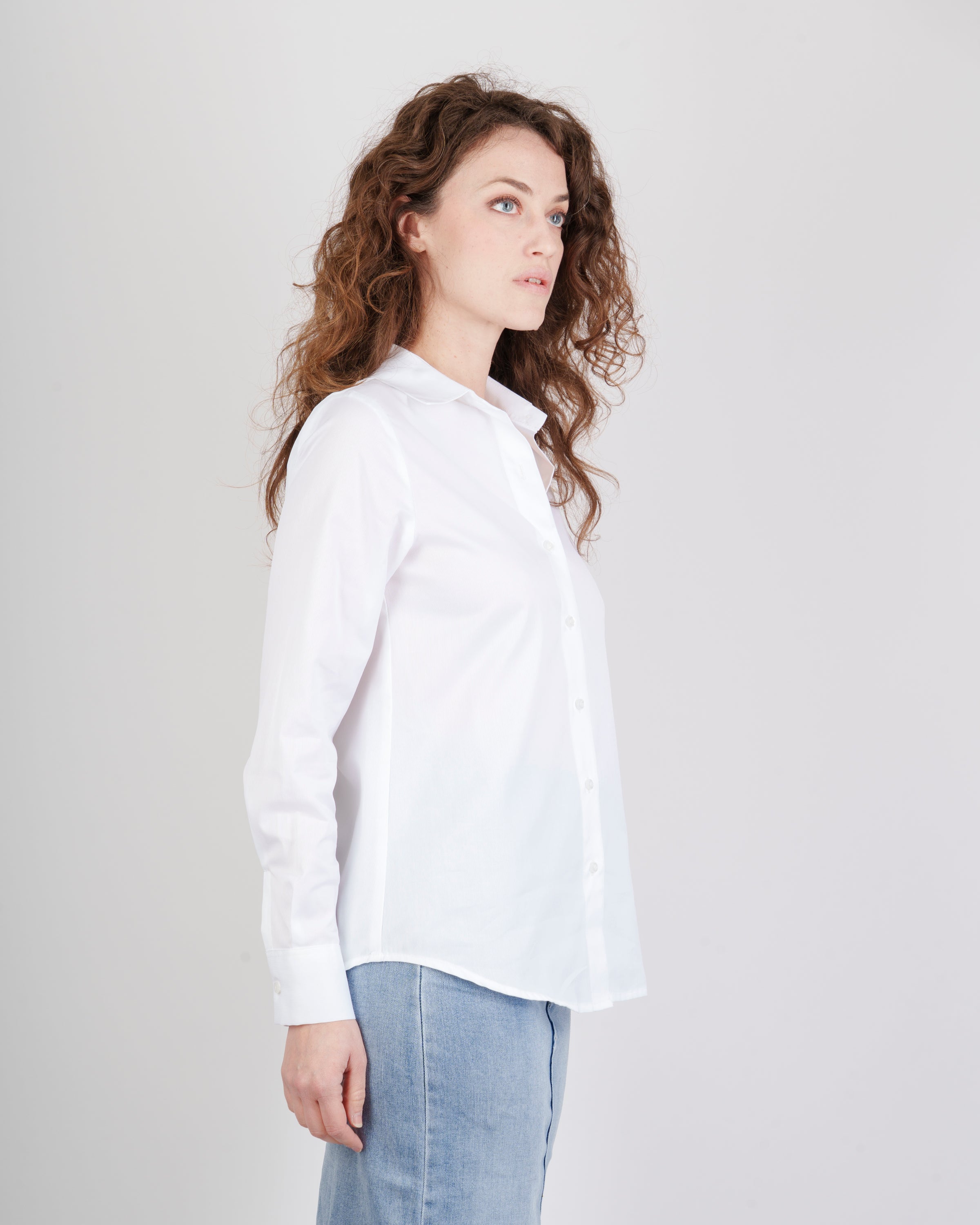 Camicia in piquet di cotone 593730