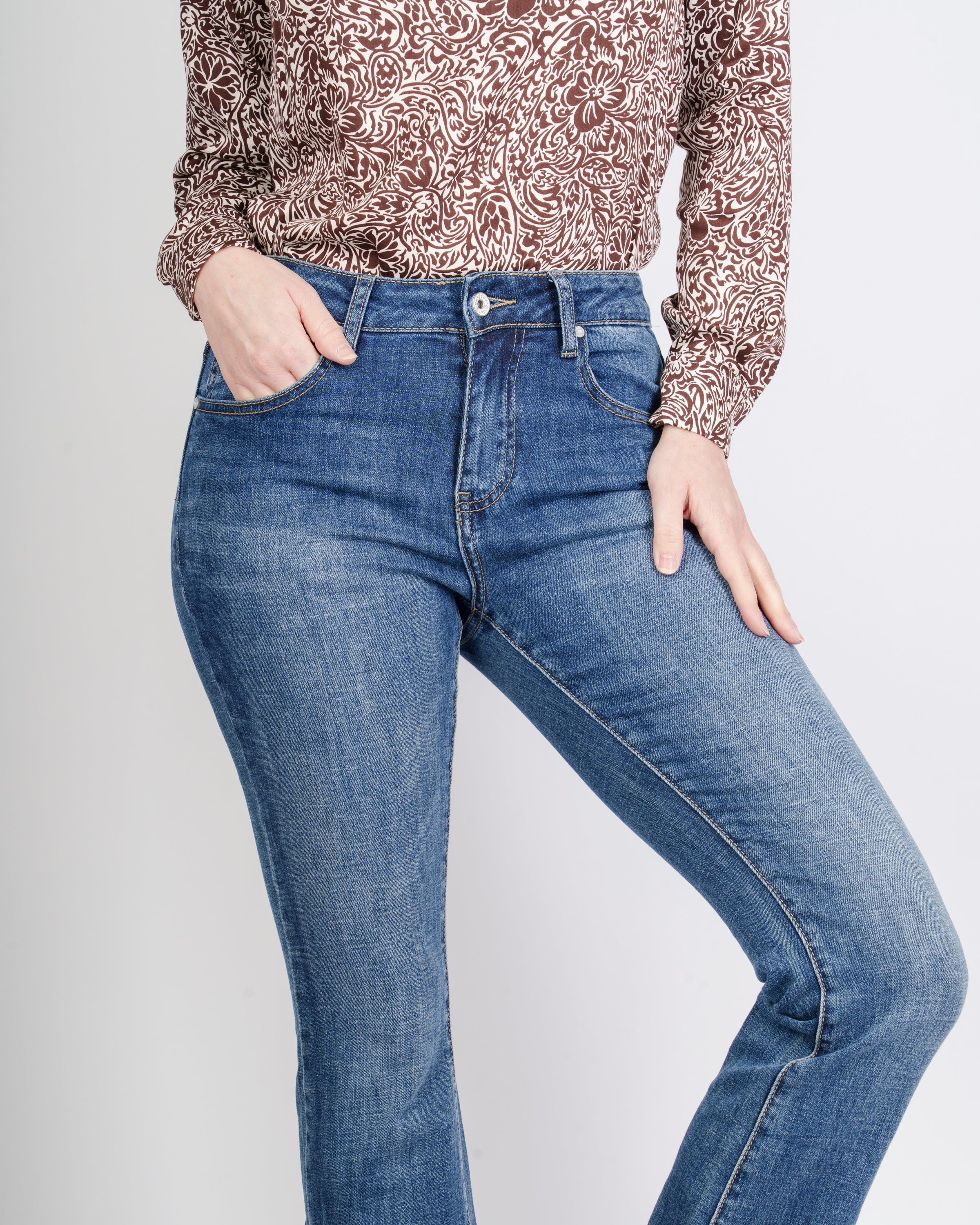 Jeans zampa denim DOVER