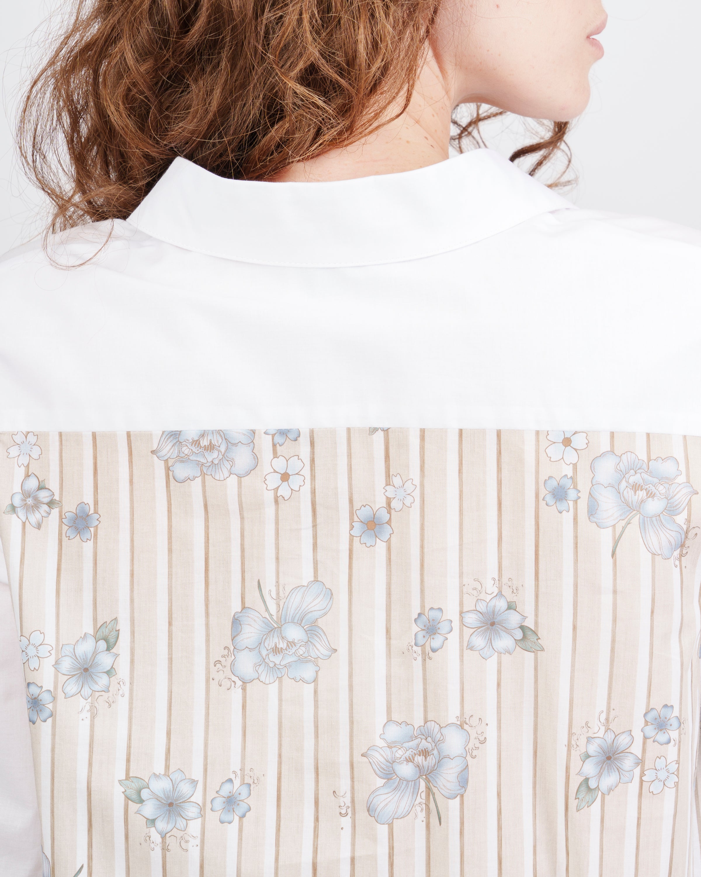 Camicia in cotone fantasia dietro 625812