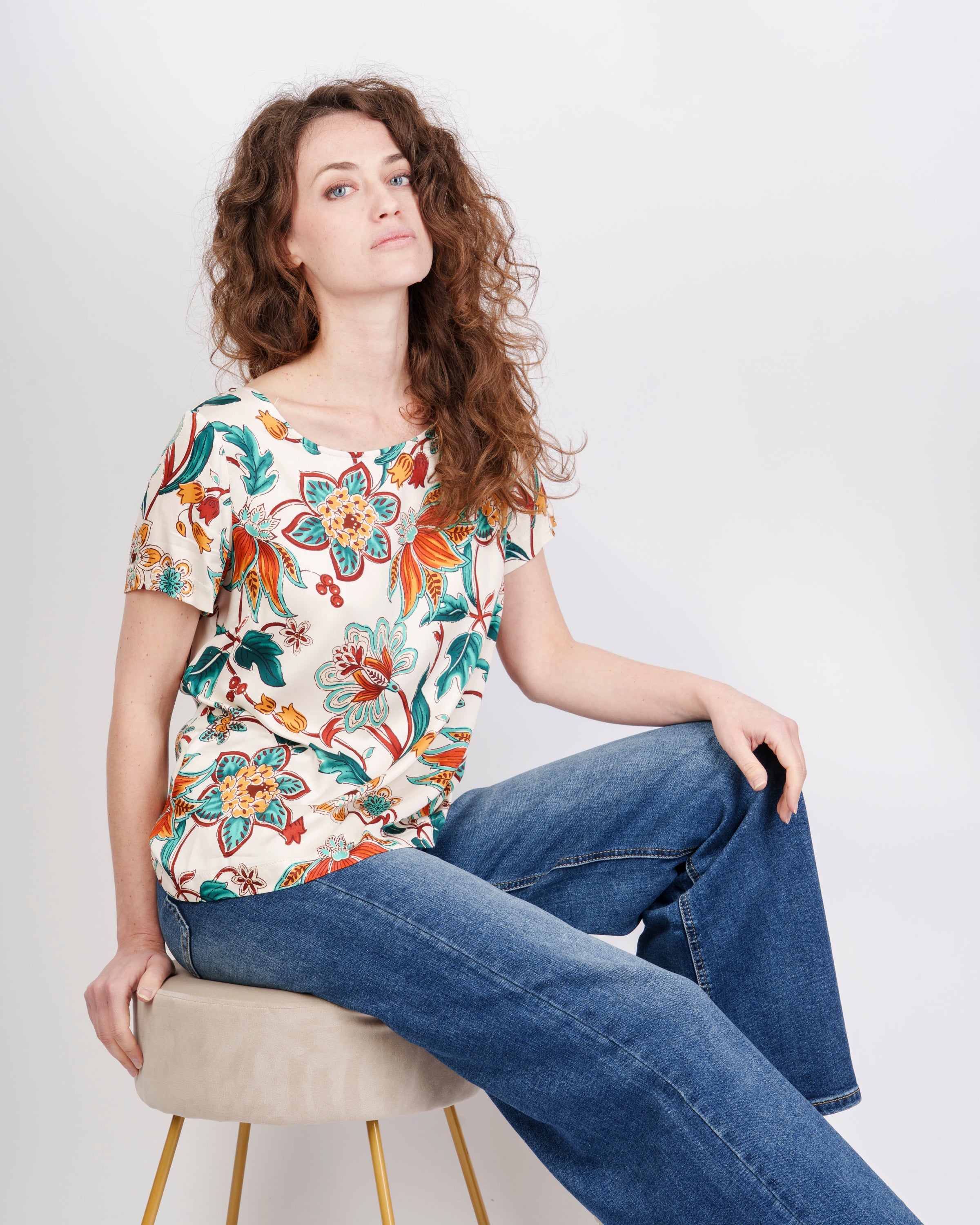 Casacca M/M in viscosa fantasia SOHO