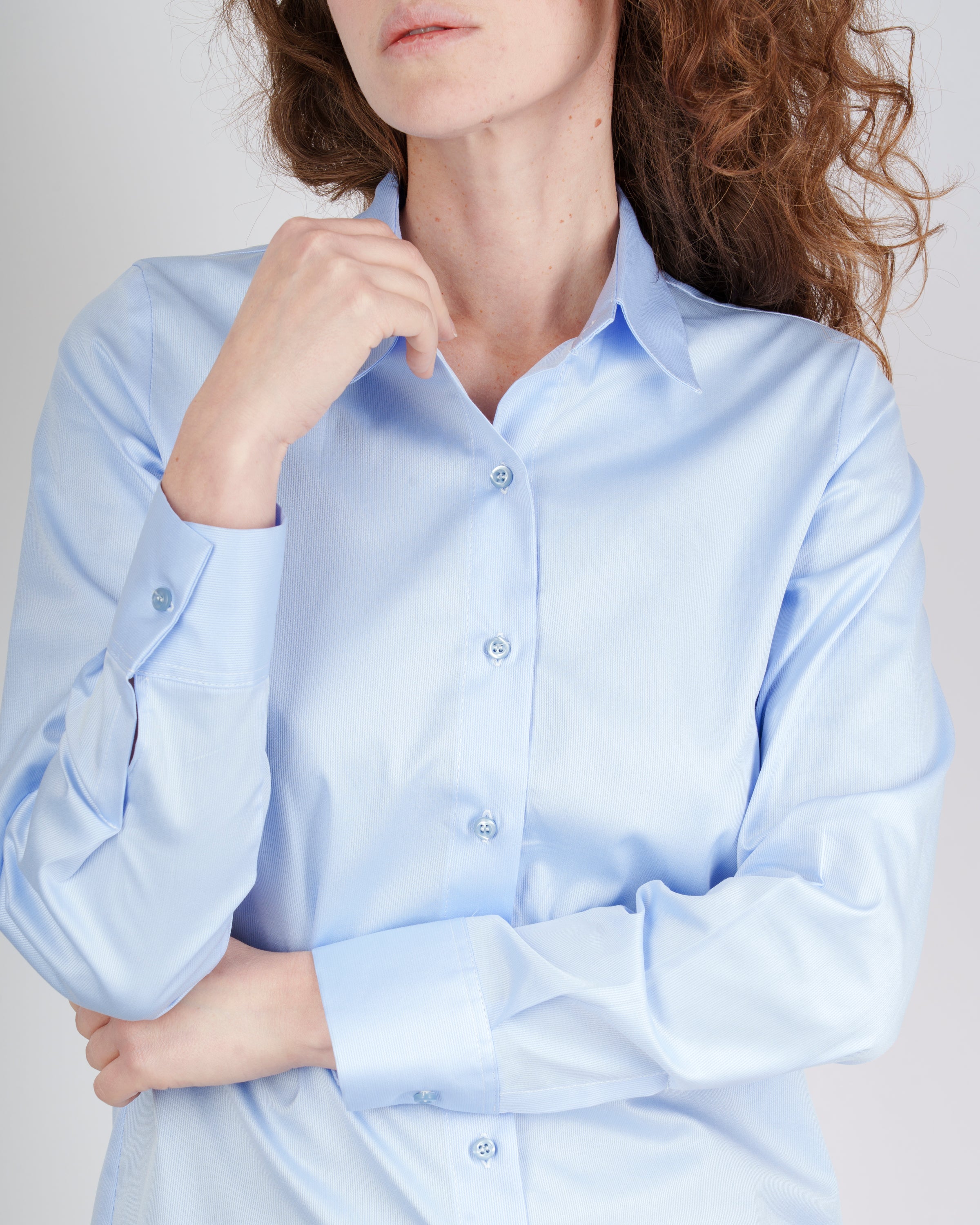 Camicia in piquet di cotone 593730