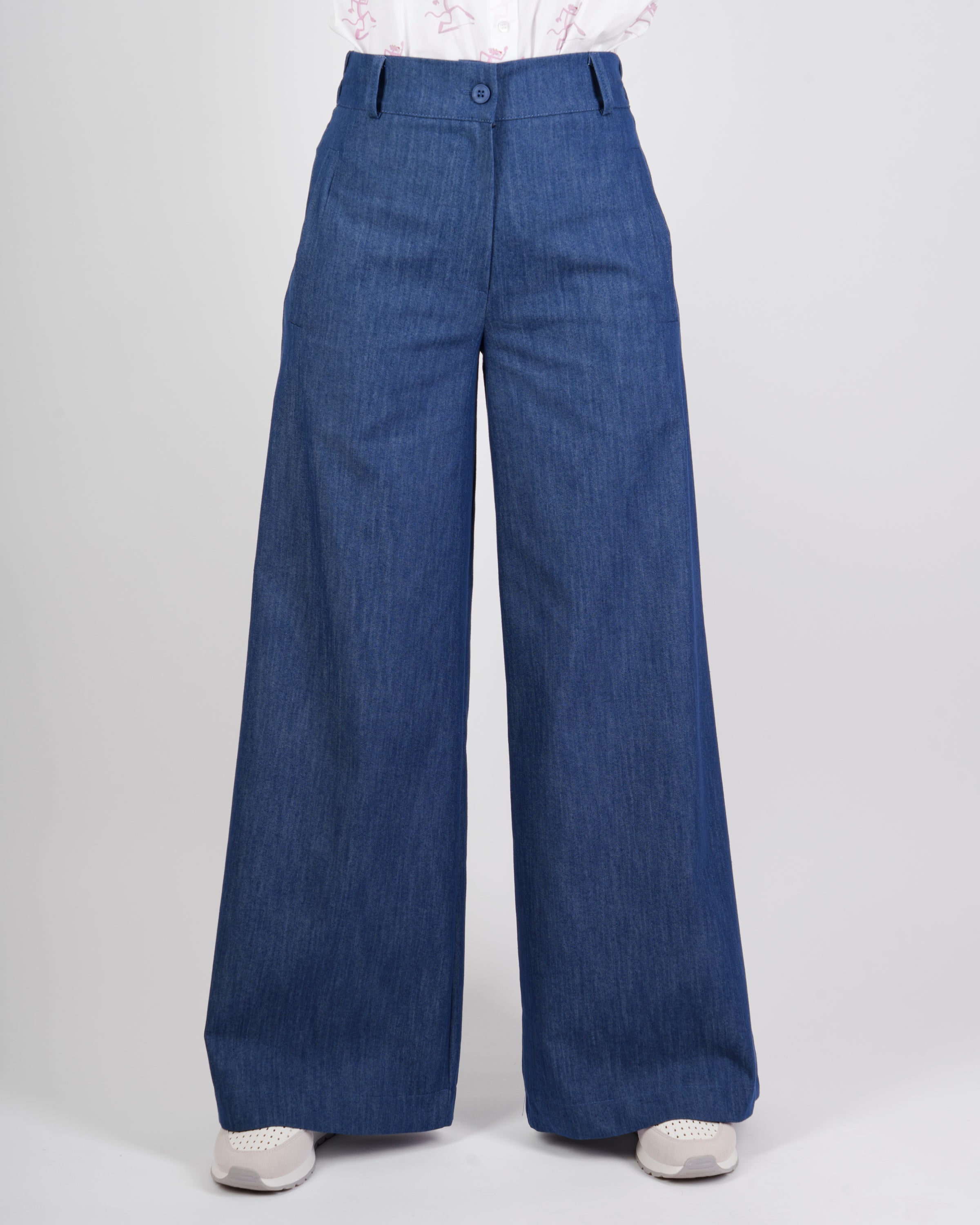 Pantalone largo jeans leggero 1093/23