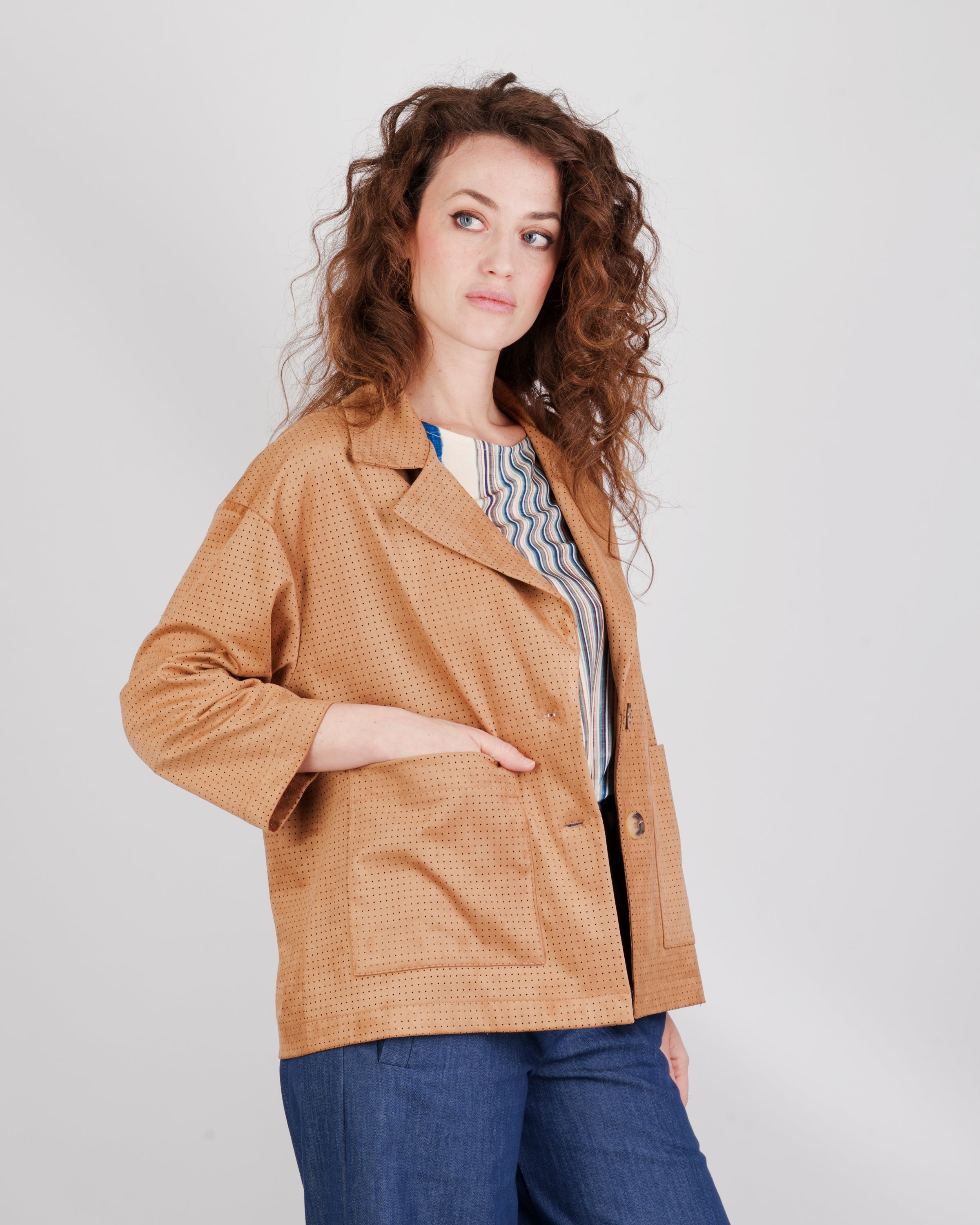 Blazer ecodainetto traforato DS 1341