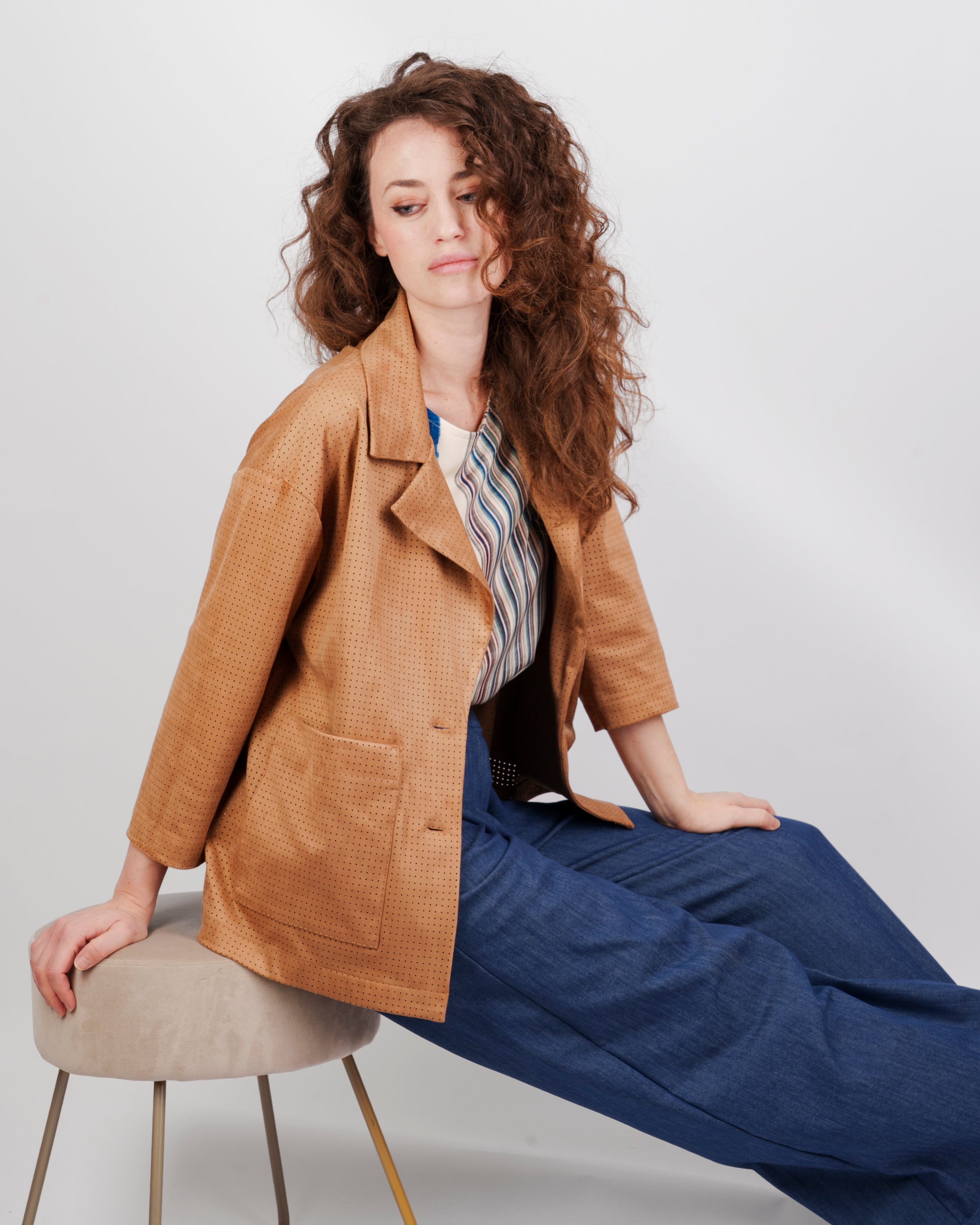 Blazer ecodainetto traforato DS 1341