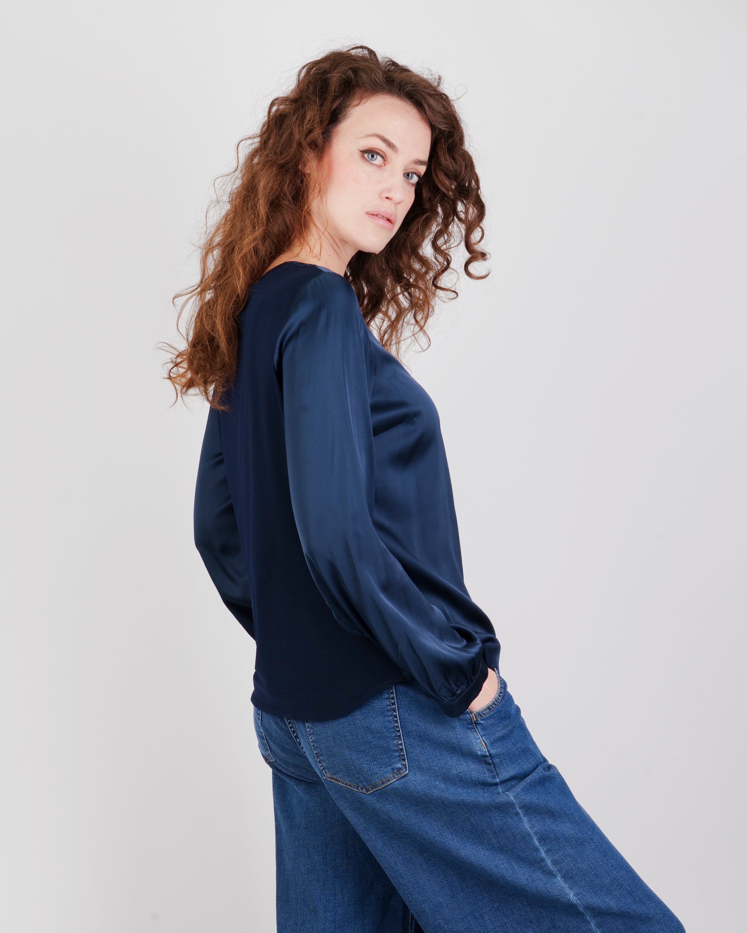 Maglia raso di viscosa SAMBUCO