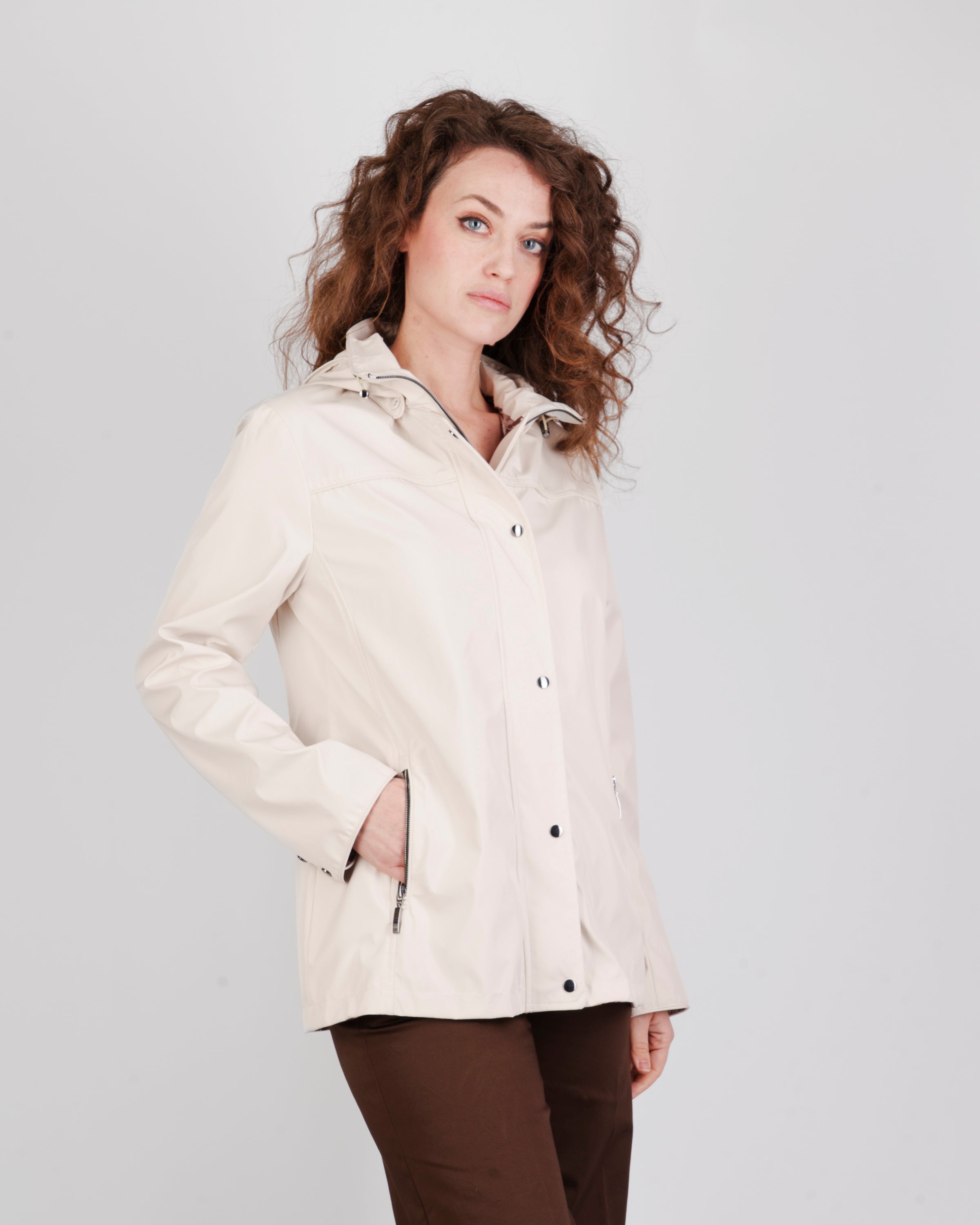 Giubbino zip e bottoni reversibile GIULIANA