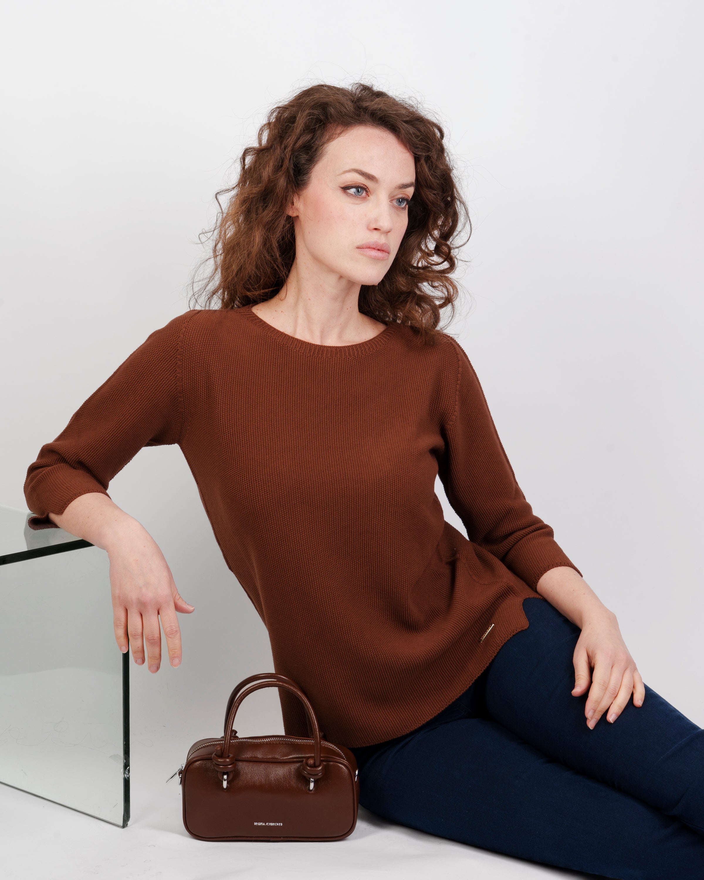 Maglia giro in cotone CHICCO RISO EST