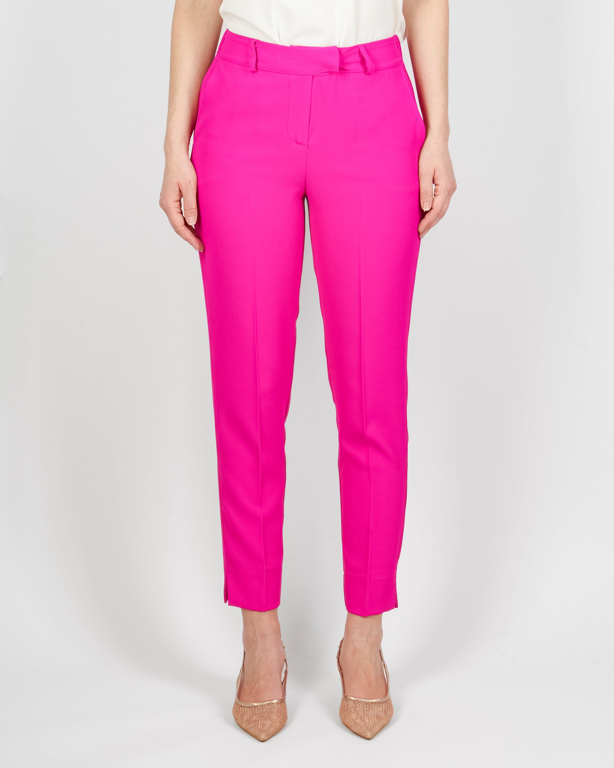 Pantalone in cadì elastico dietro 1021/24
