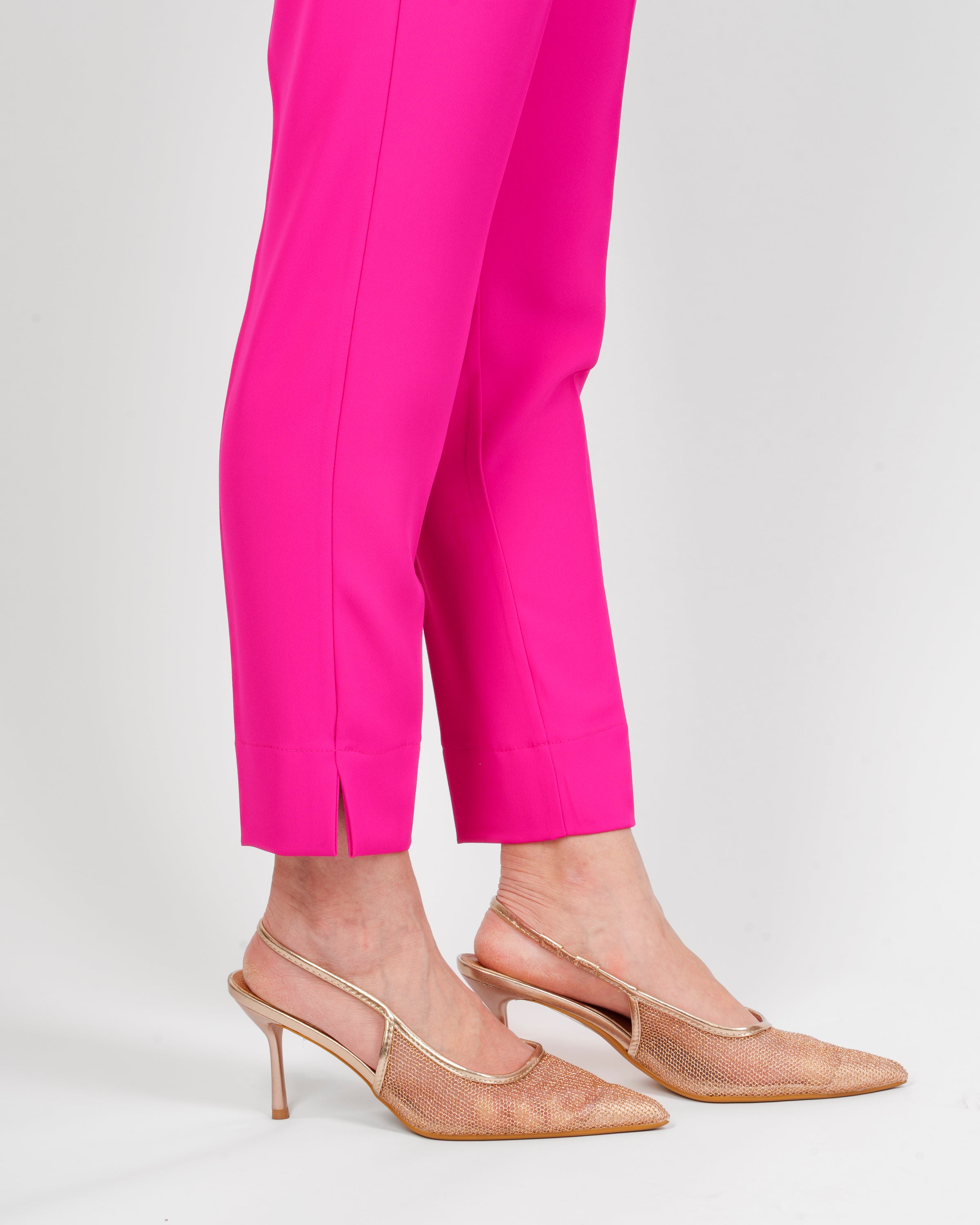 Pantalone in cadì elastico dietro 1021/24