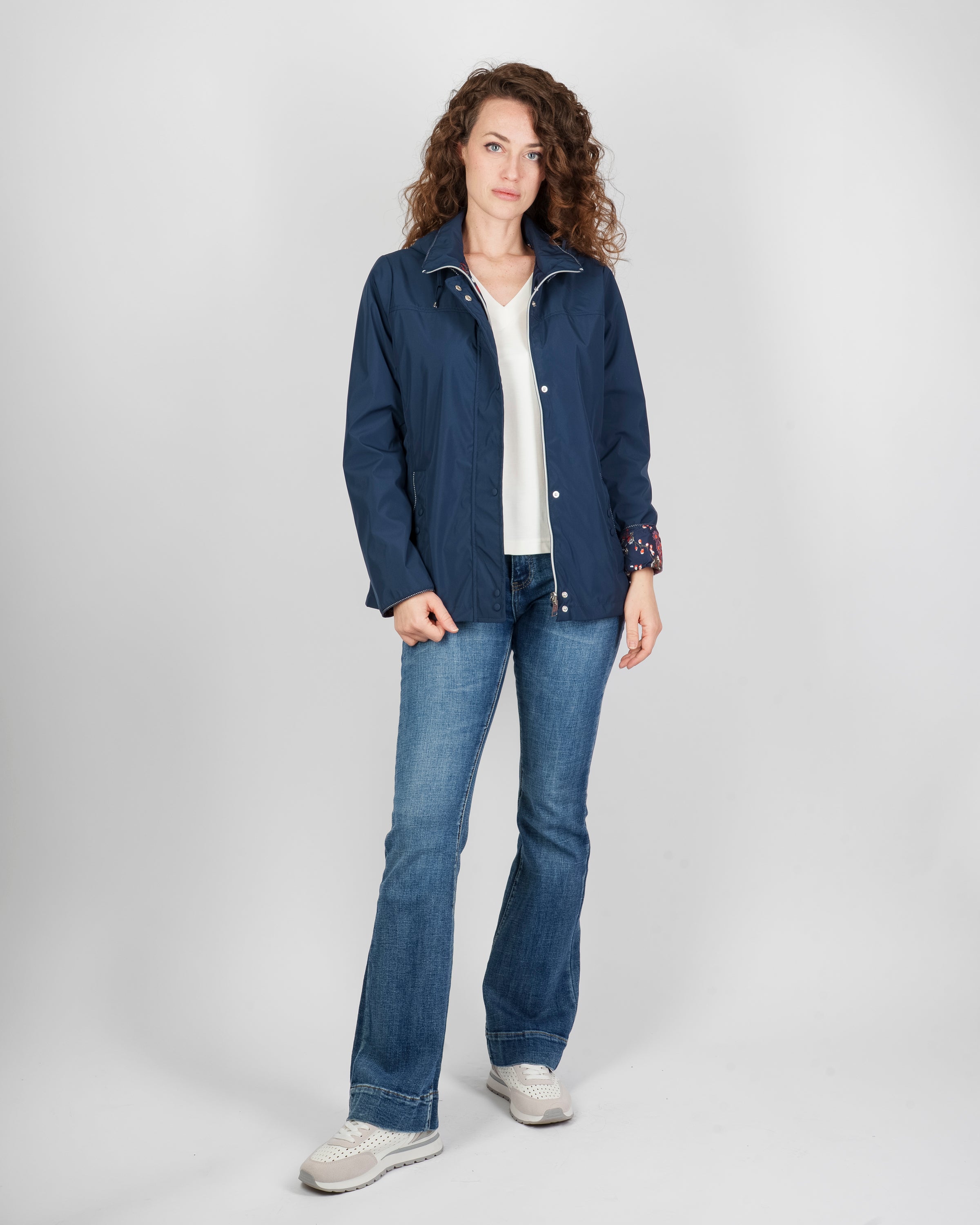 Giacchino reversibile zip e bottoni GRETA