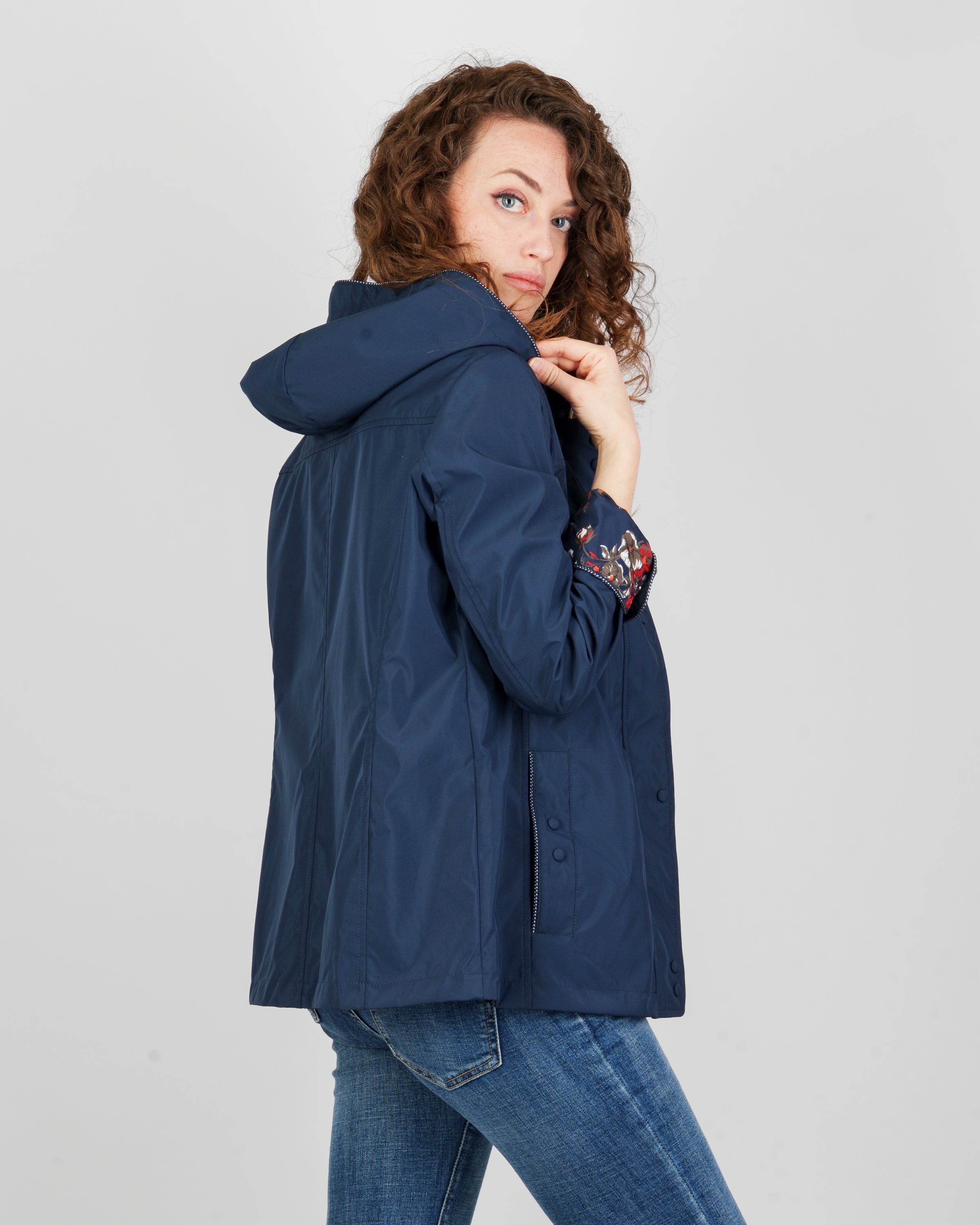 Giacchino reversibile zip e bottoni GRETA