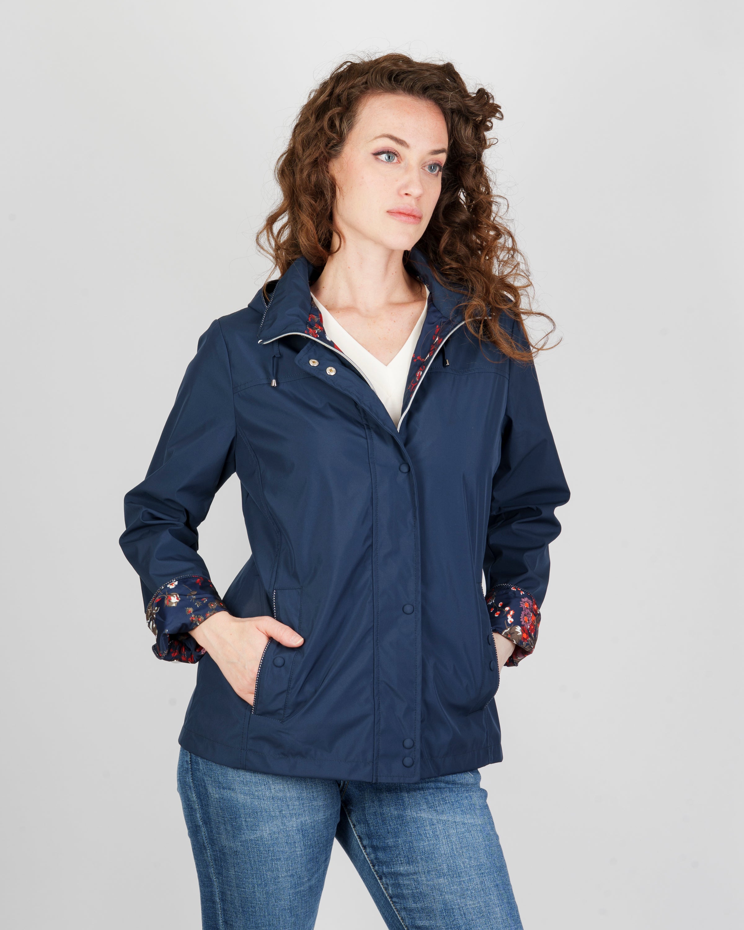 Giacchino reversibile zip e bottoni GRETA