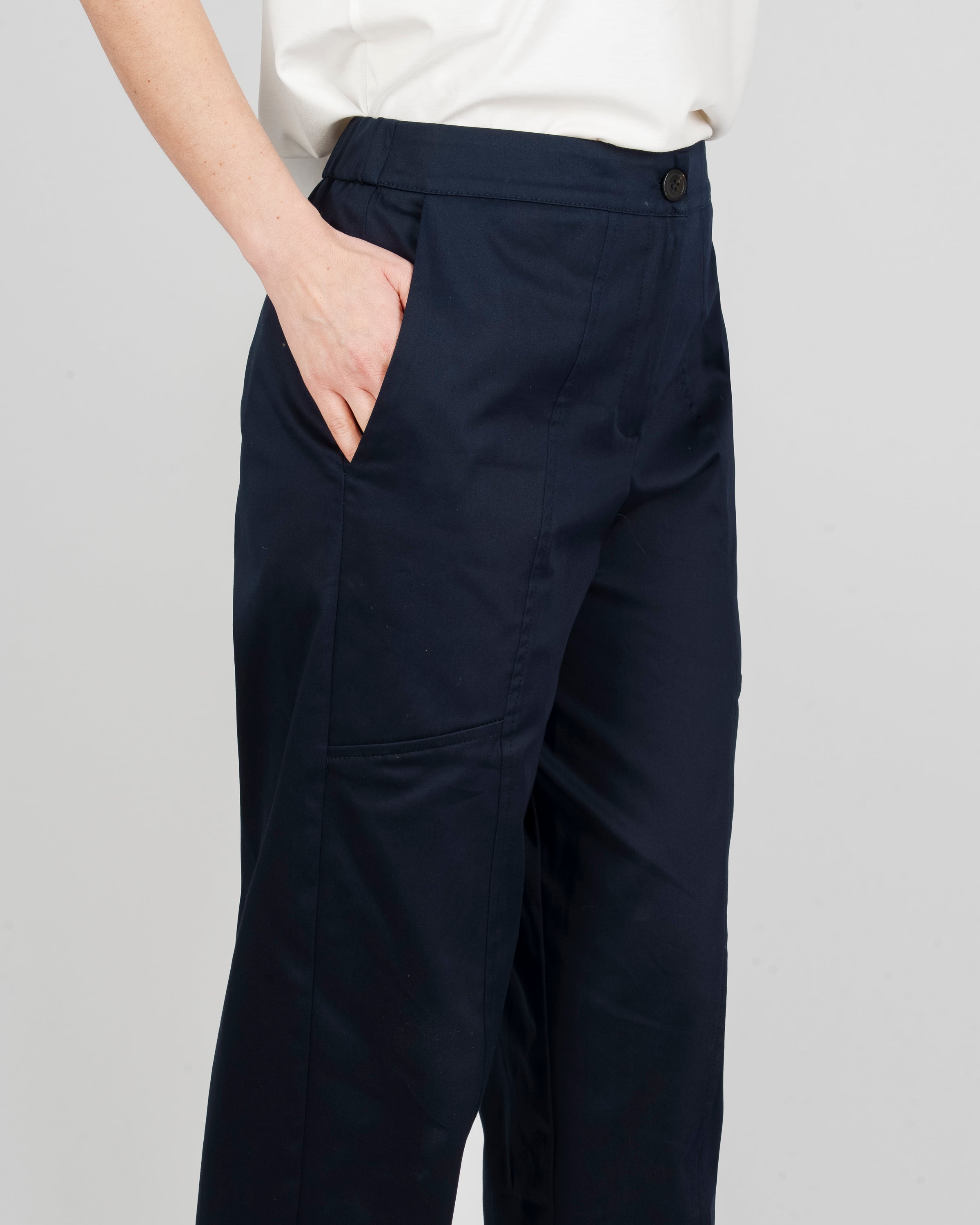 Pantalone in cotone elastico dietro DS 5704