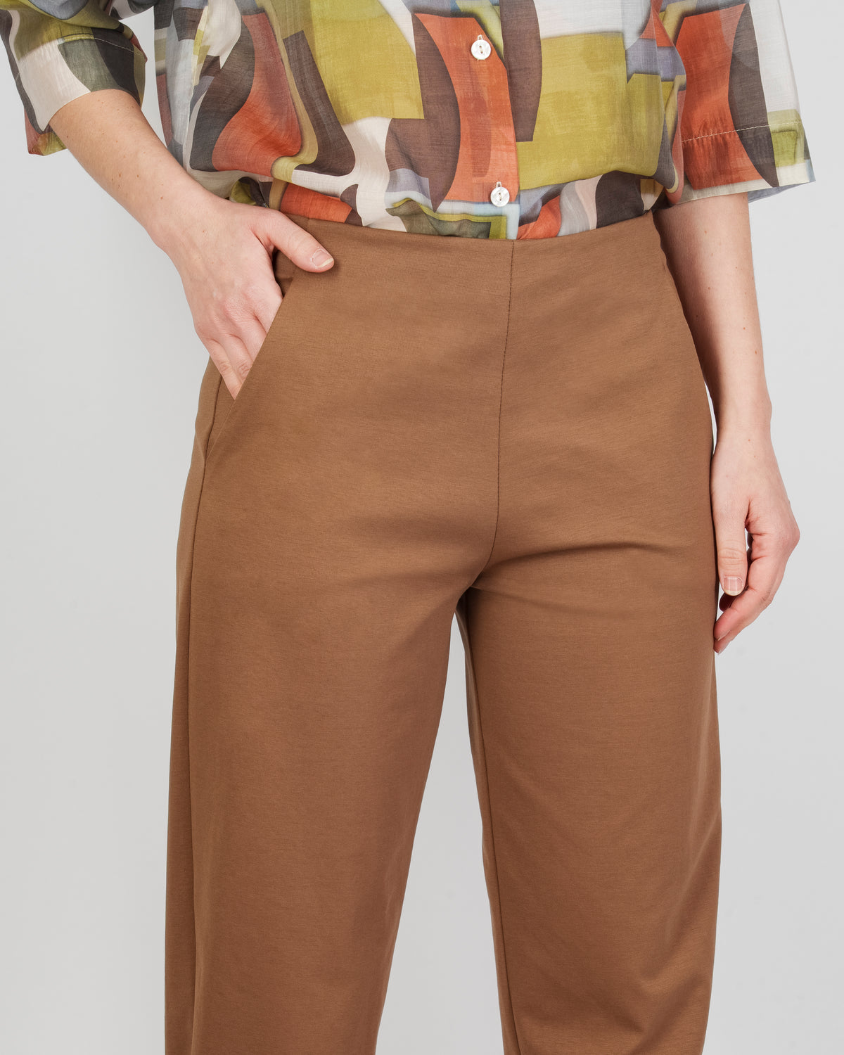 Pantalone carota P. Milano compact light 1079/1