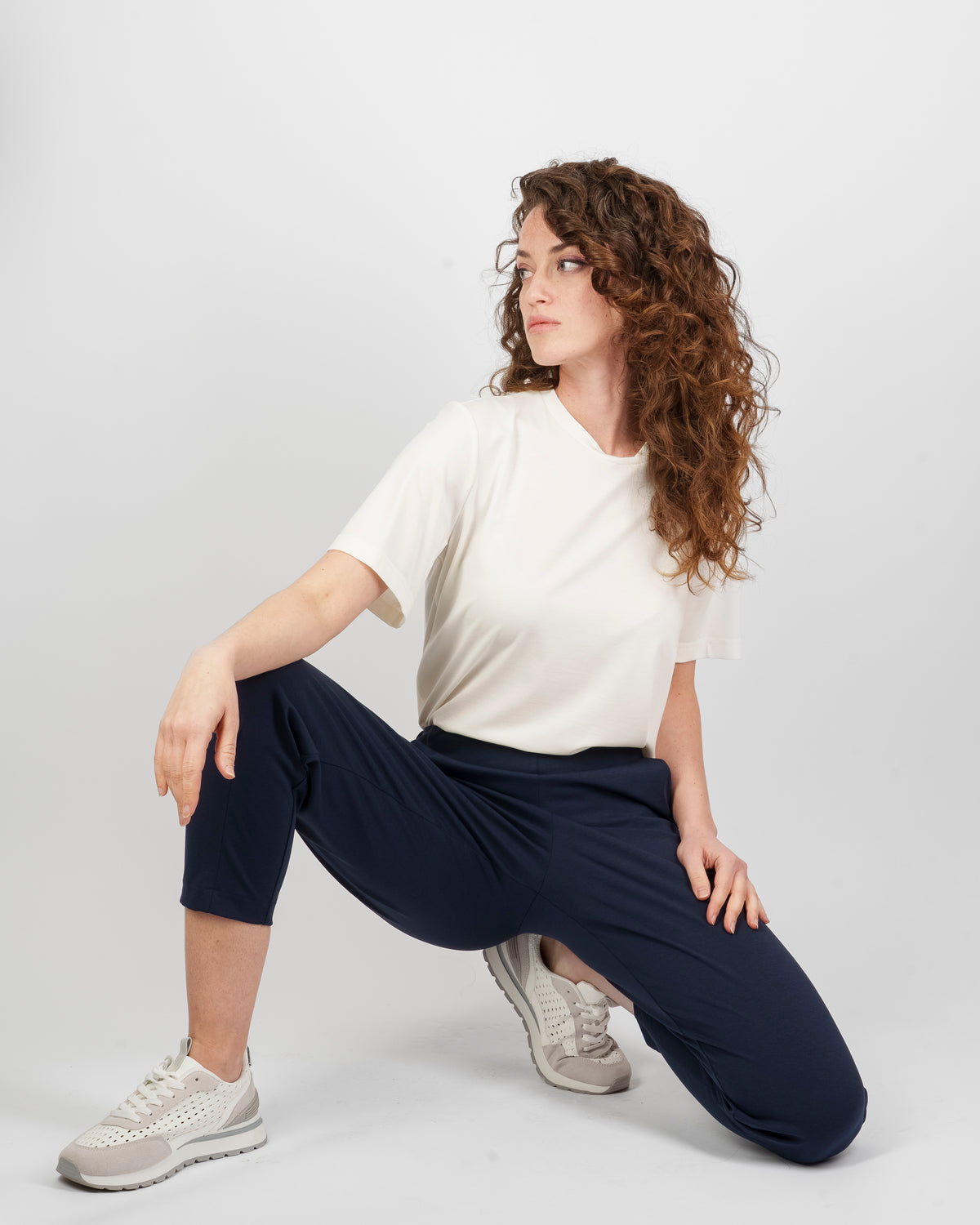 Pantalone carota P. Milano compact light 1079/1