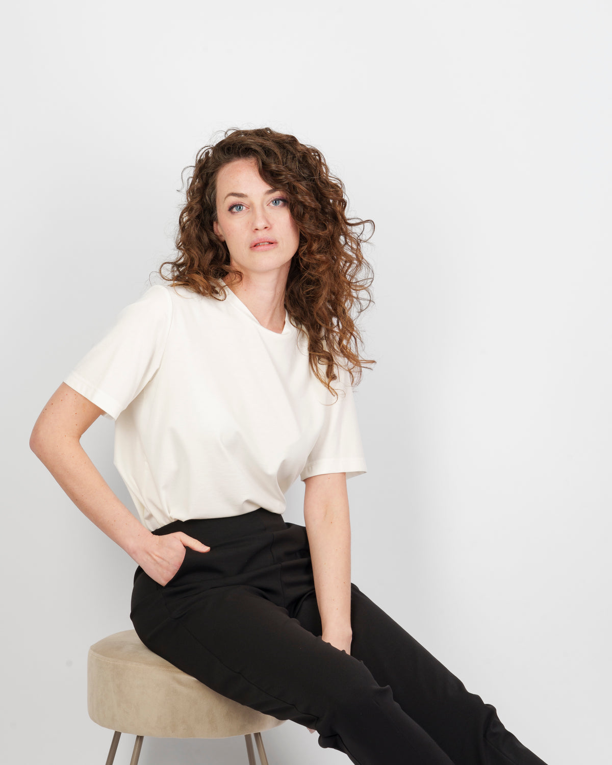 Pantalone carota P. Milano compact light 1079/1