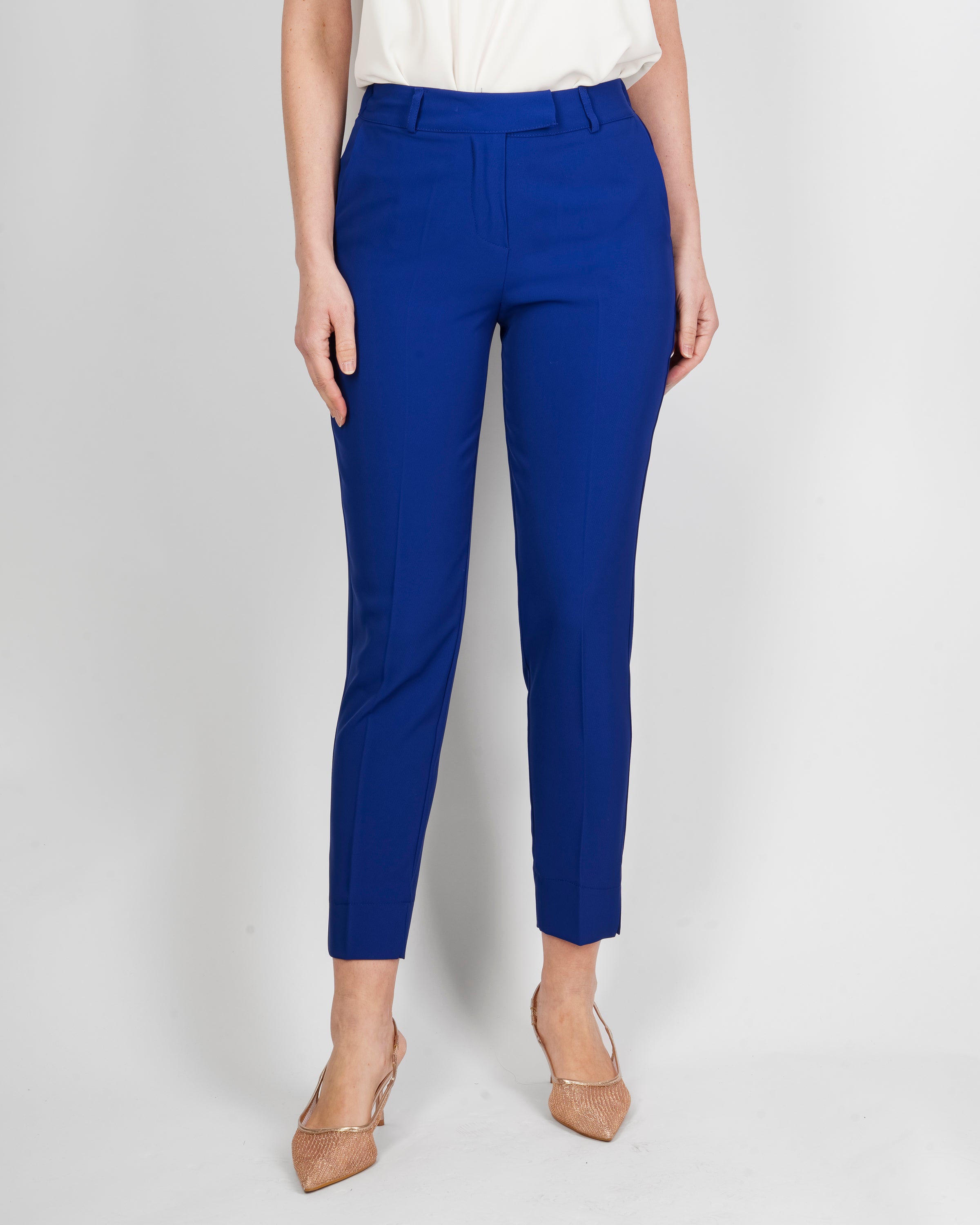 Pantalone in cadì elastico dietro 1021/24