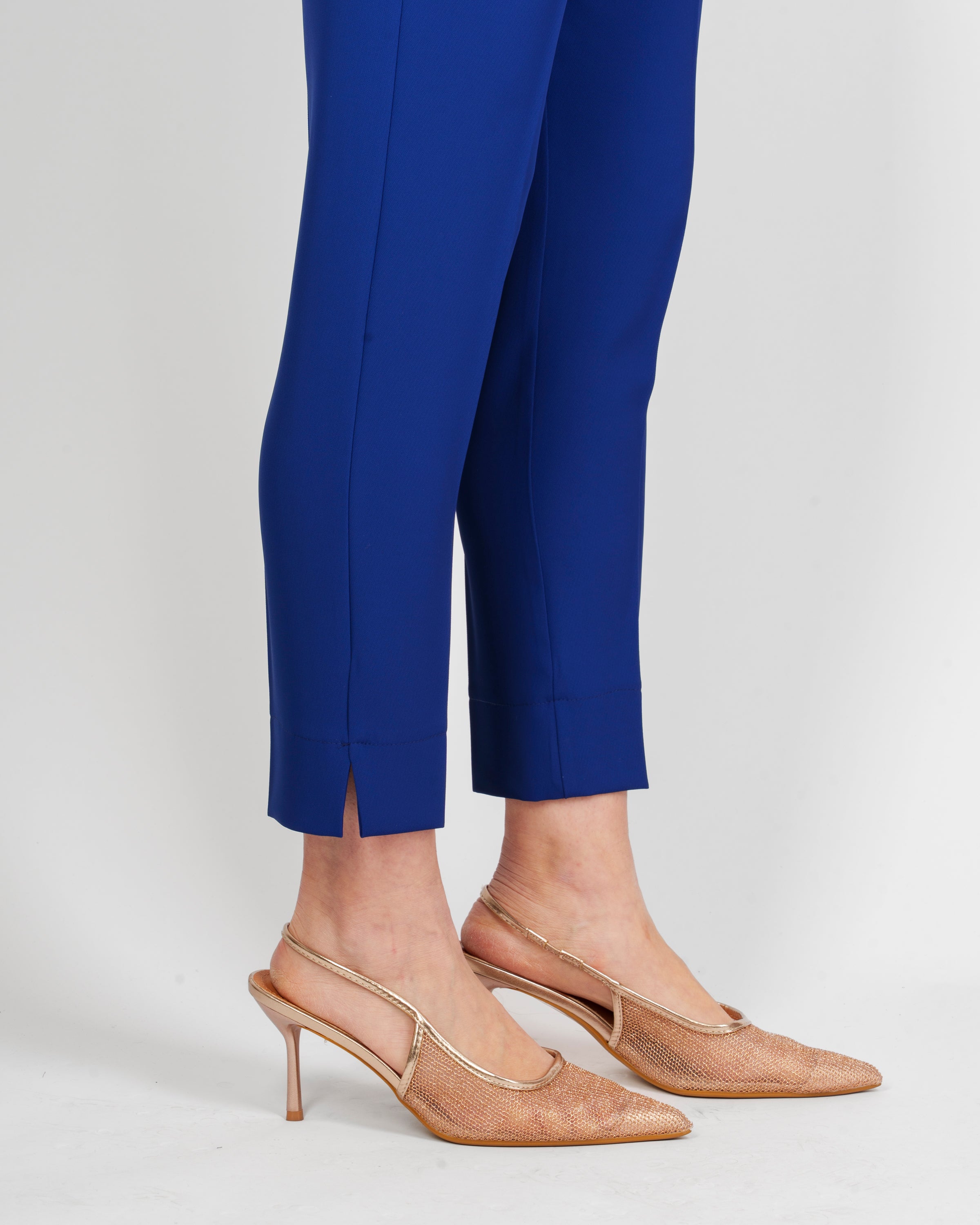 Pantalone in cadì elastico dietro 1021/24