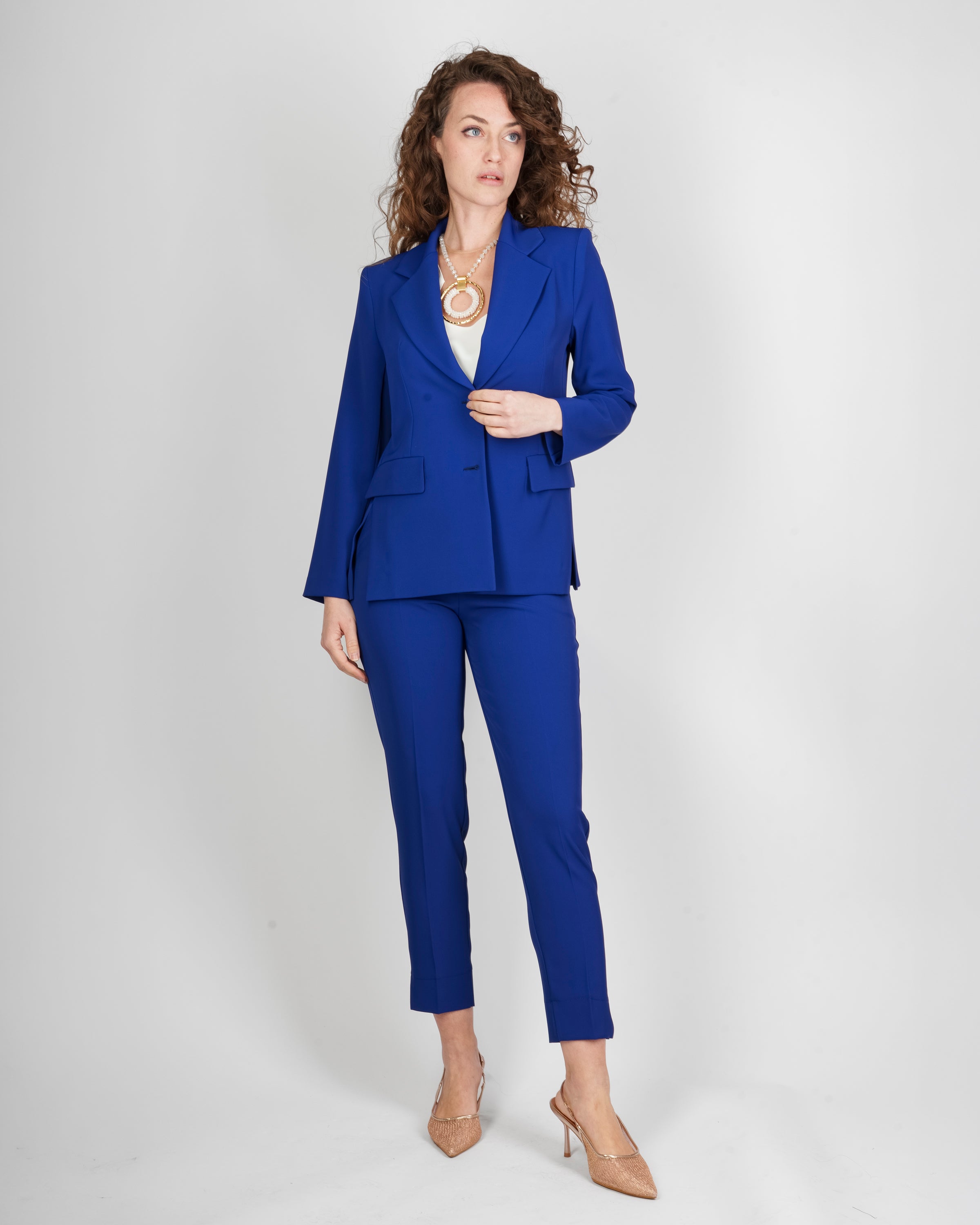 Giacca in cadì spacchetti laterali 5054/24