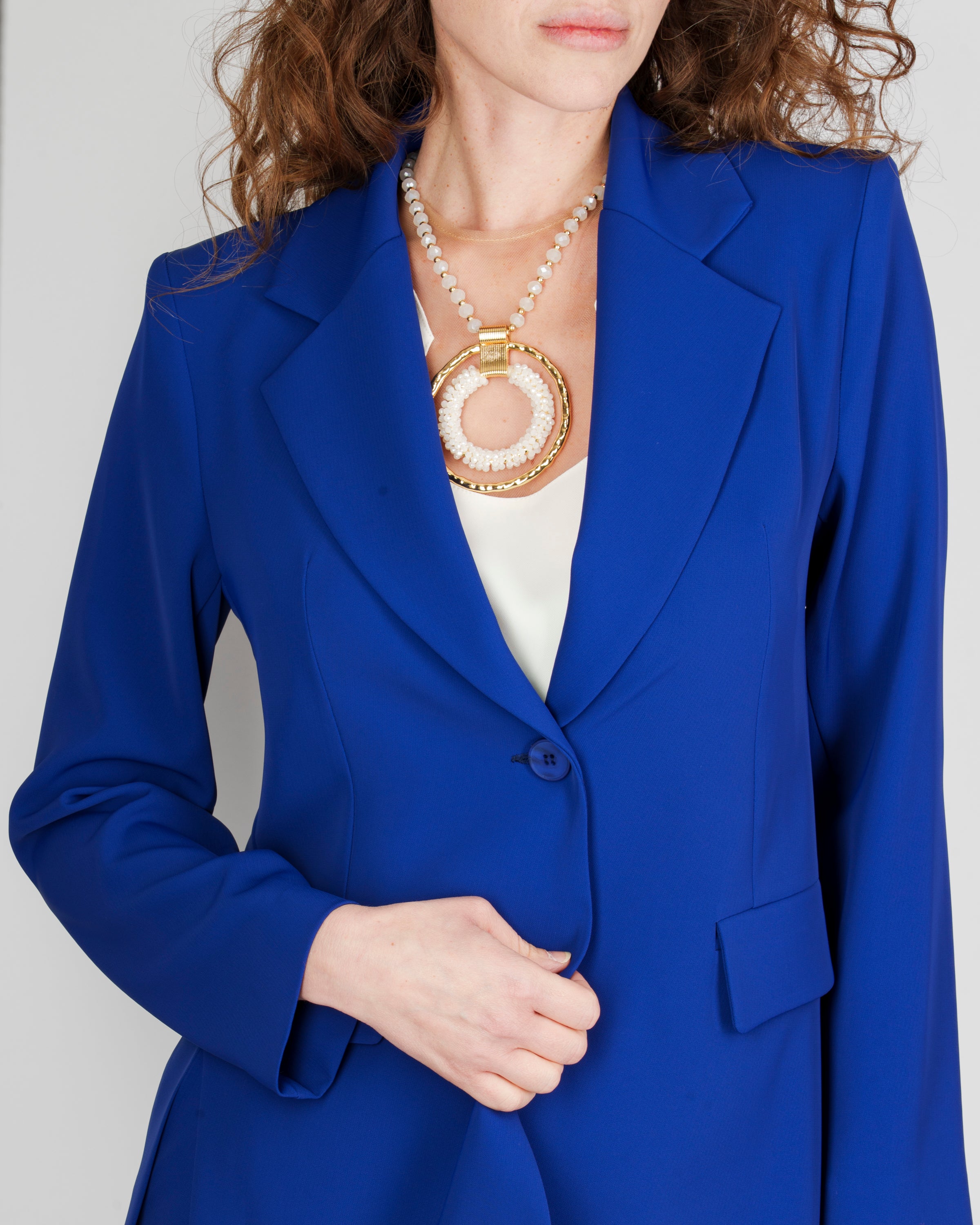 Giacca in cadì spacchetti laterali 5054/24