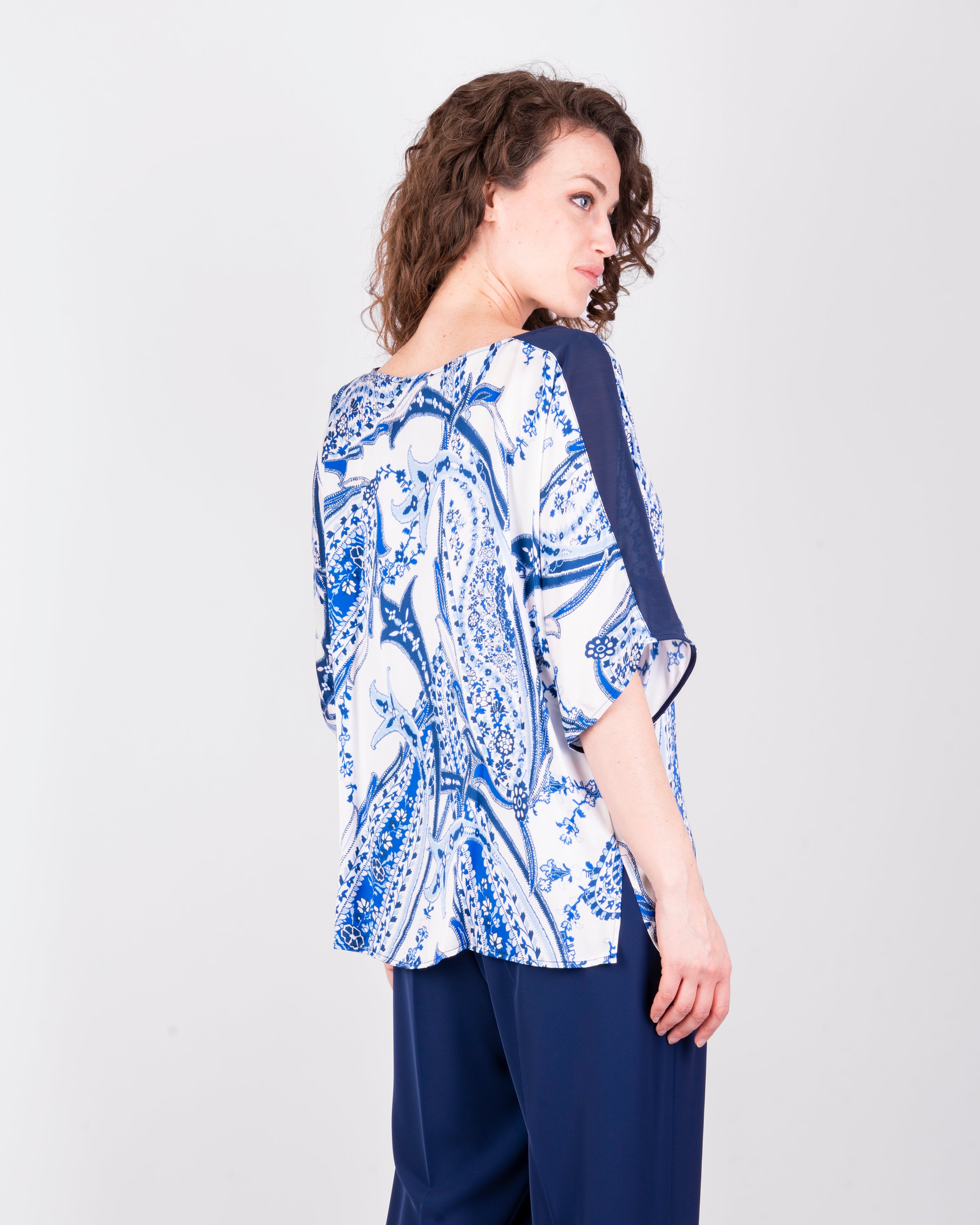 Casacca taglie soft spalle tulle SAVERIO