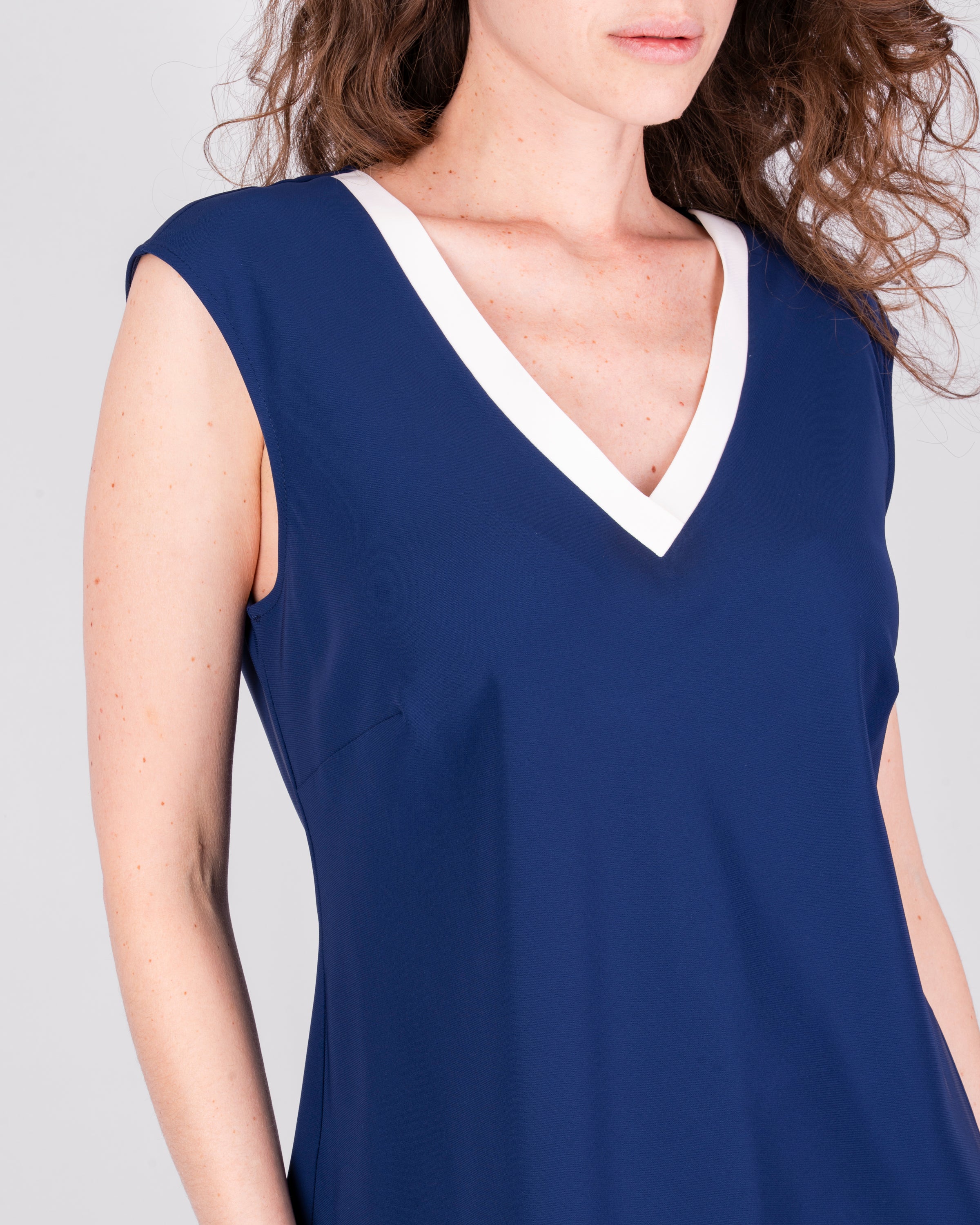 Blusa scollo a V bordi cadì CASIMIRO